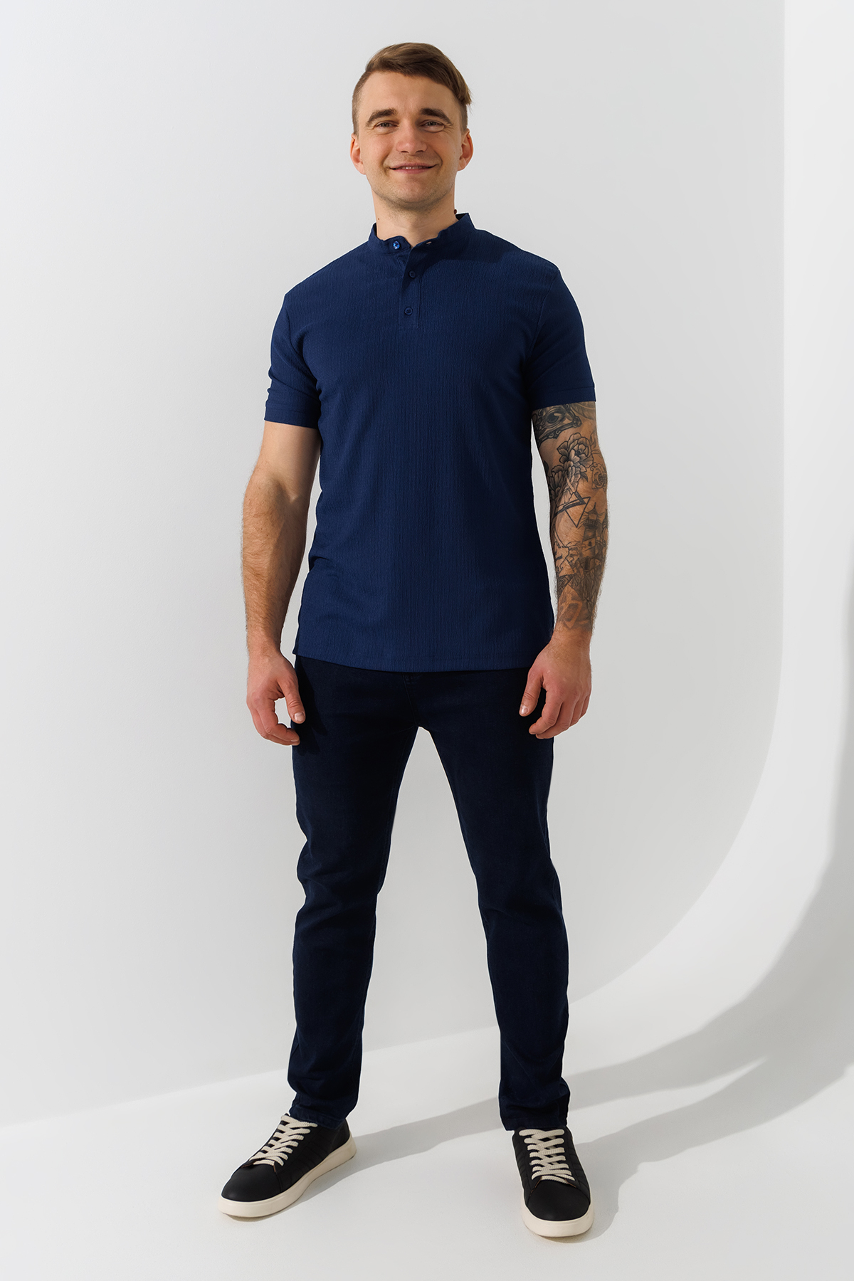 Джинсы Slim Fit мужские 829 32 Темно-синий  Фото №0