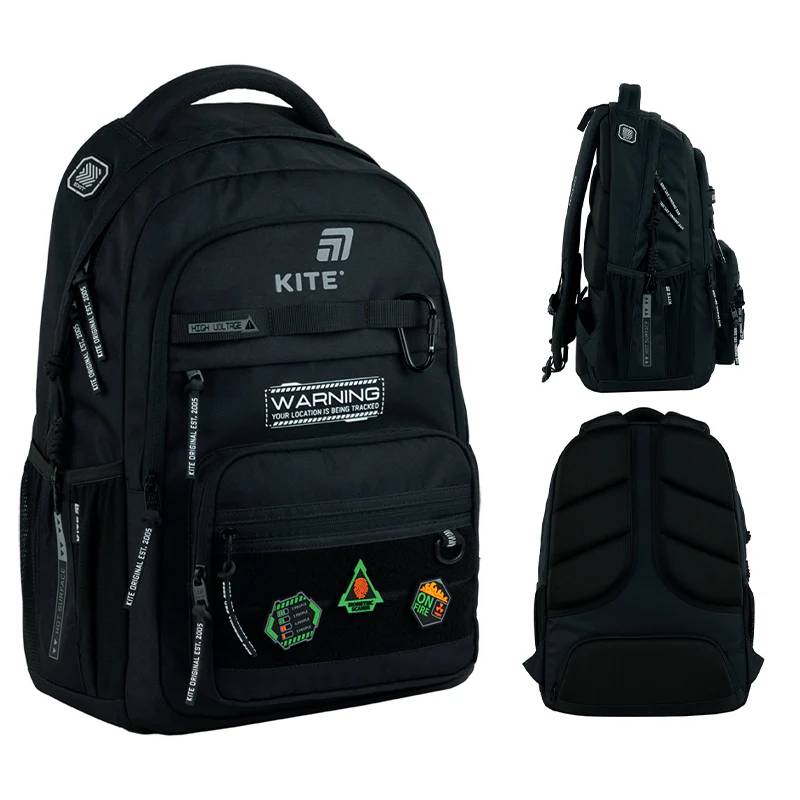 Рюкзак чоловічий KITE K25-1019L-2 Чорний