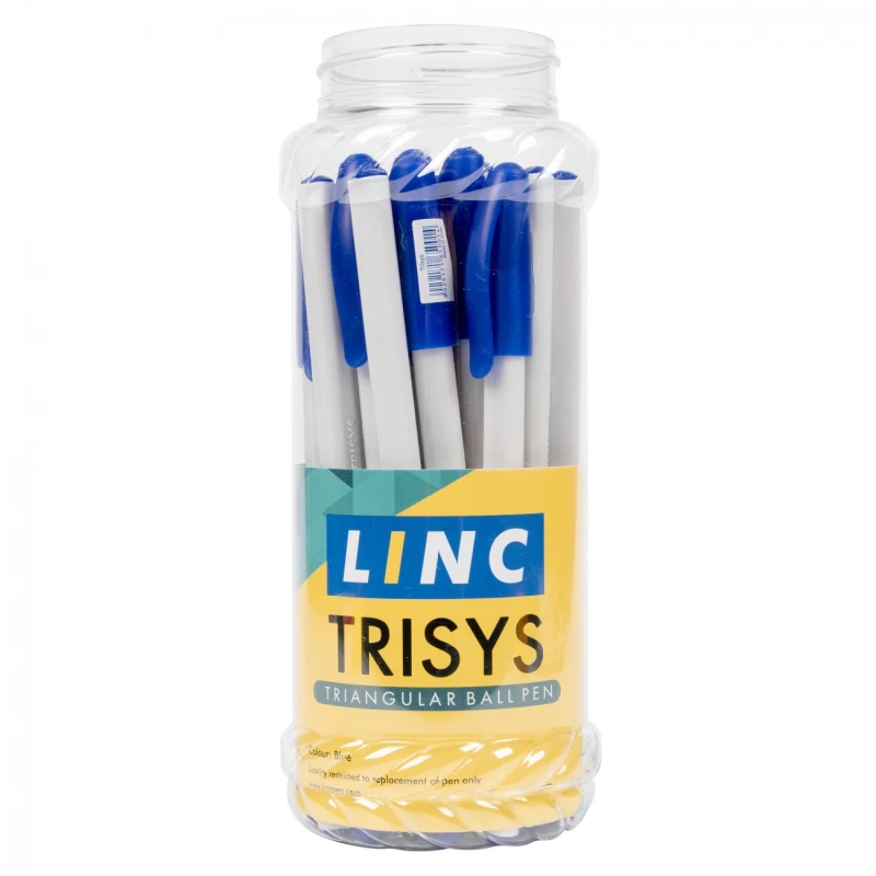Купити Ручка кулькова масляна Trisys LINC 411715 Синій Артикул: 8029171650014 Фото повноекранне №2