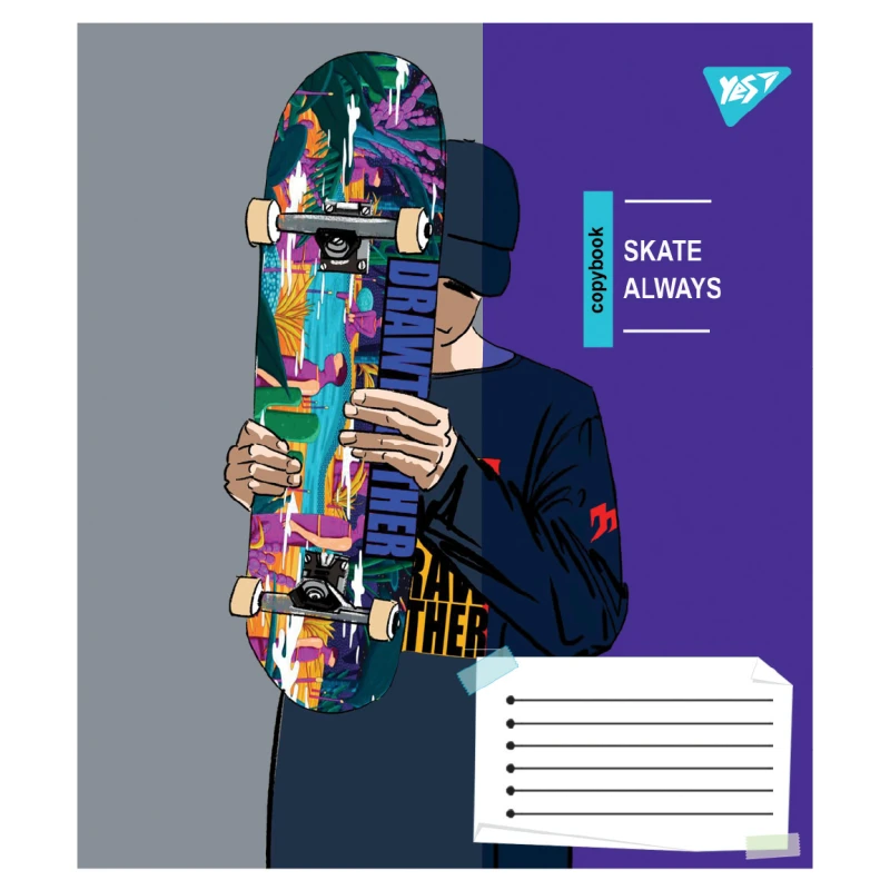 Зошит учнівський &quot;Skate is always&quot; YES 767814 48 арк. Різнокольоровий  Фото №3