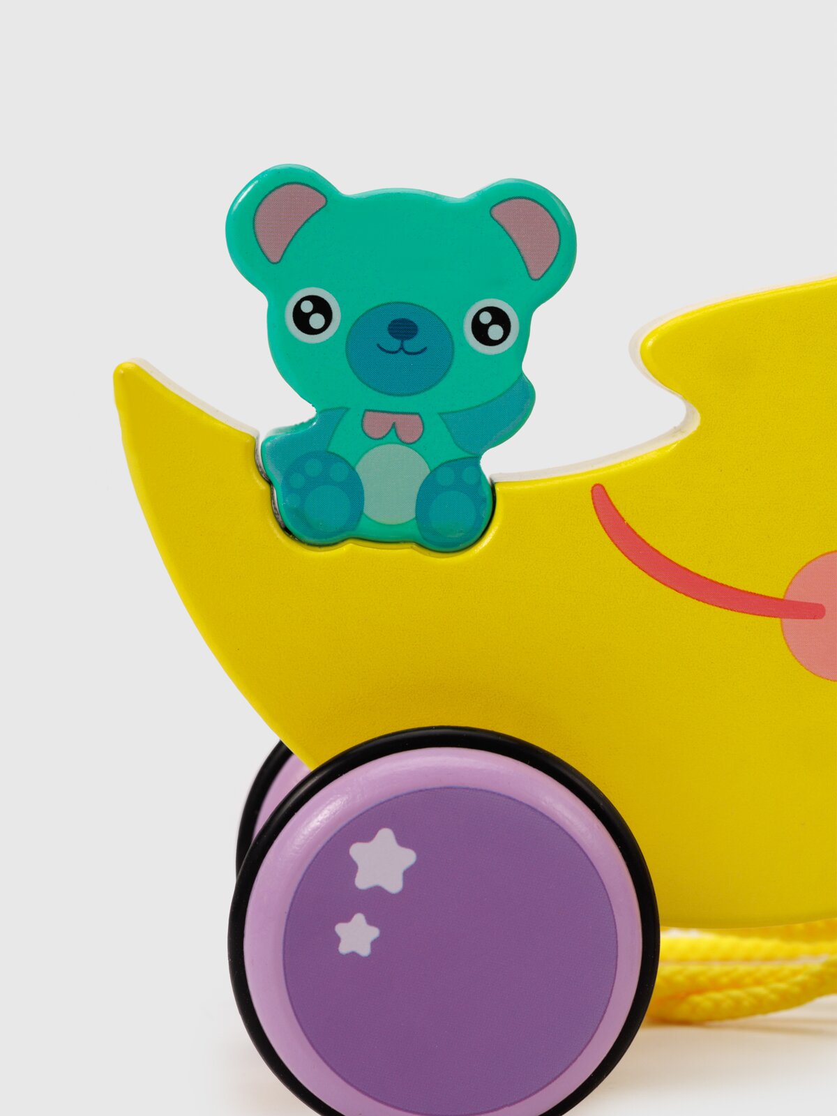 Деревянная игрушка каталочка Луна YMY869 Разноцветный (2000990542540)  Фото №2