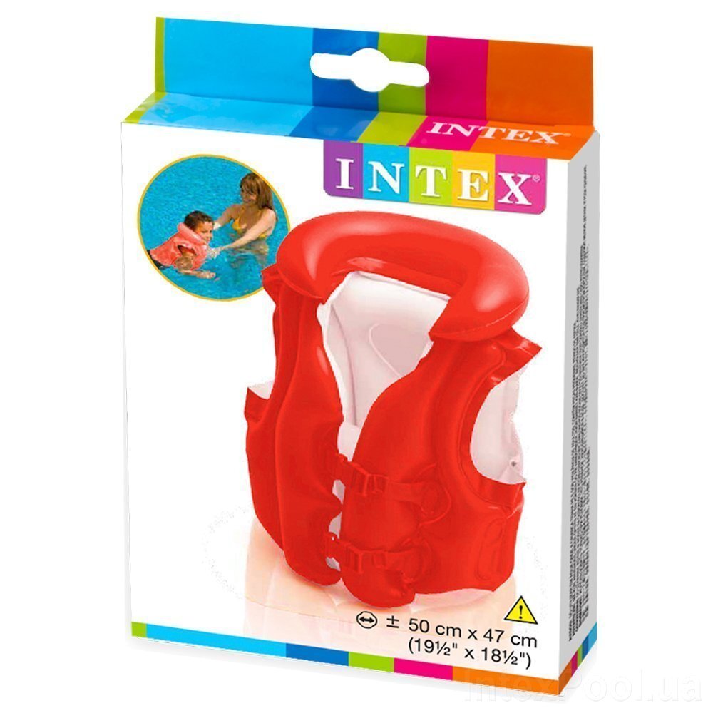 Детский надувной жилет Intex 58671 (6903100105016)  Фото №1