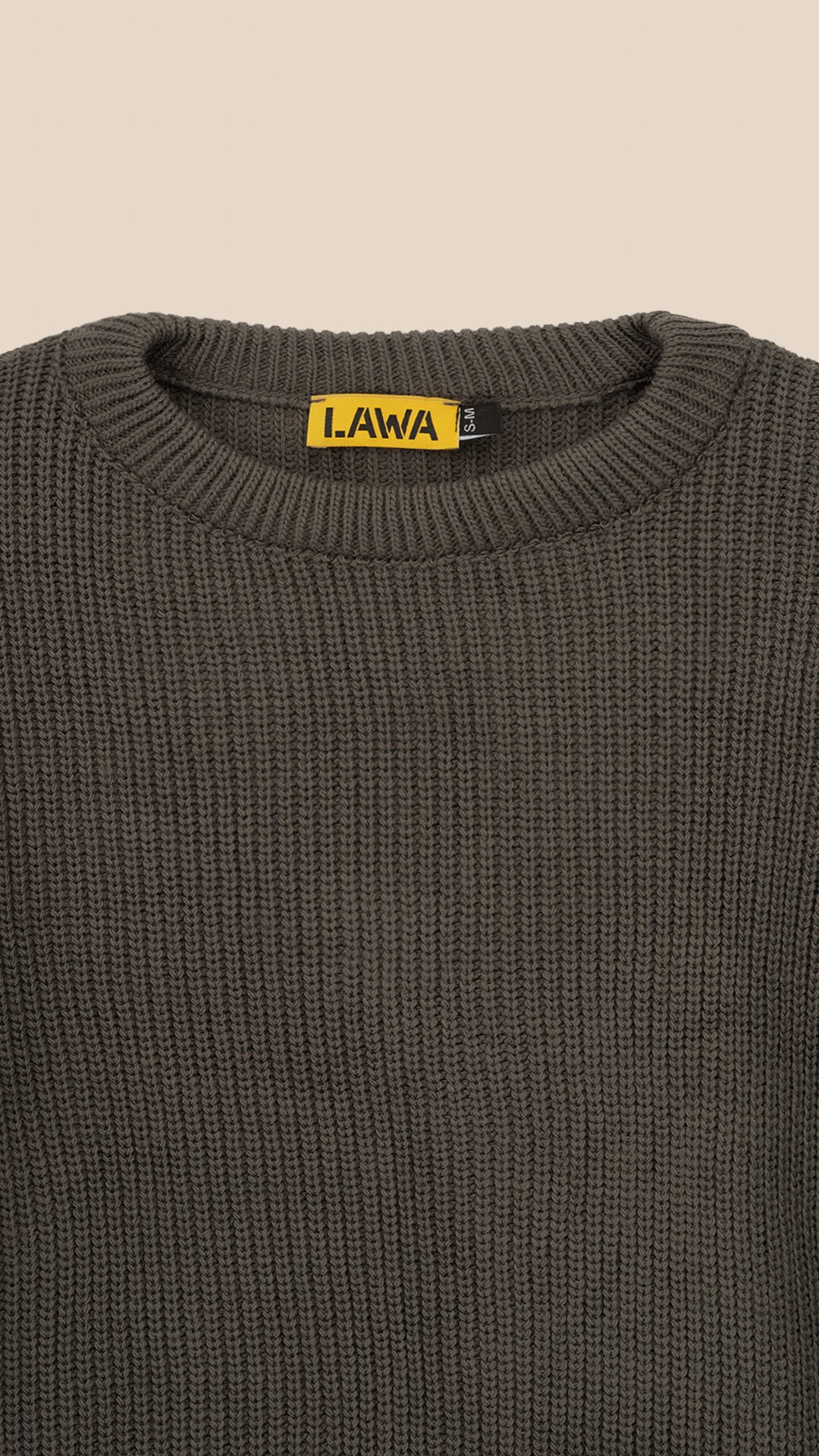 Джемпер однотонный женский LAWA WBC08676 S/M Графитовый  Фото №1
