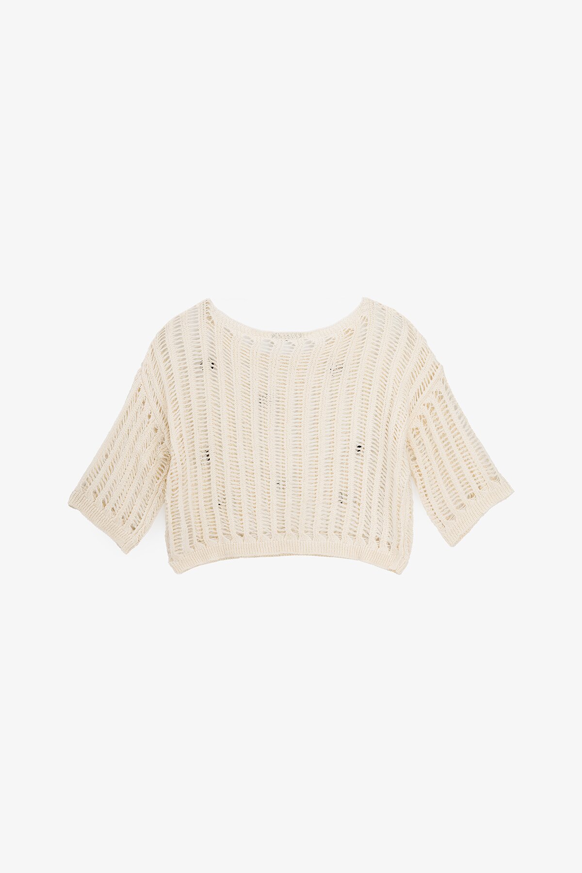 Джемпер однотонный женский Park karon 8277 One Size Молочный  Фото №6