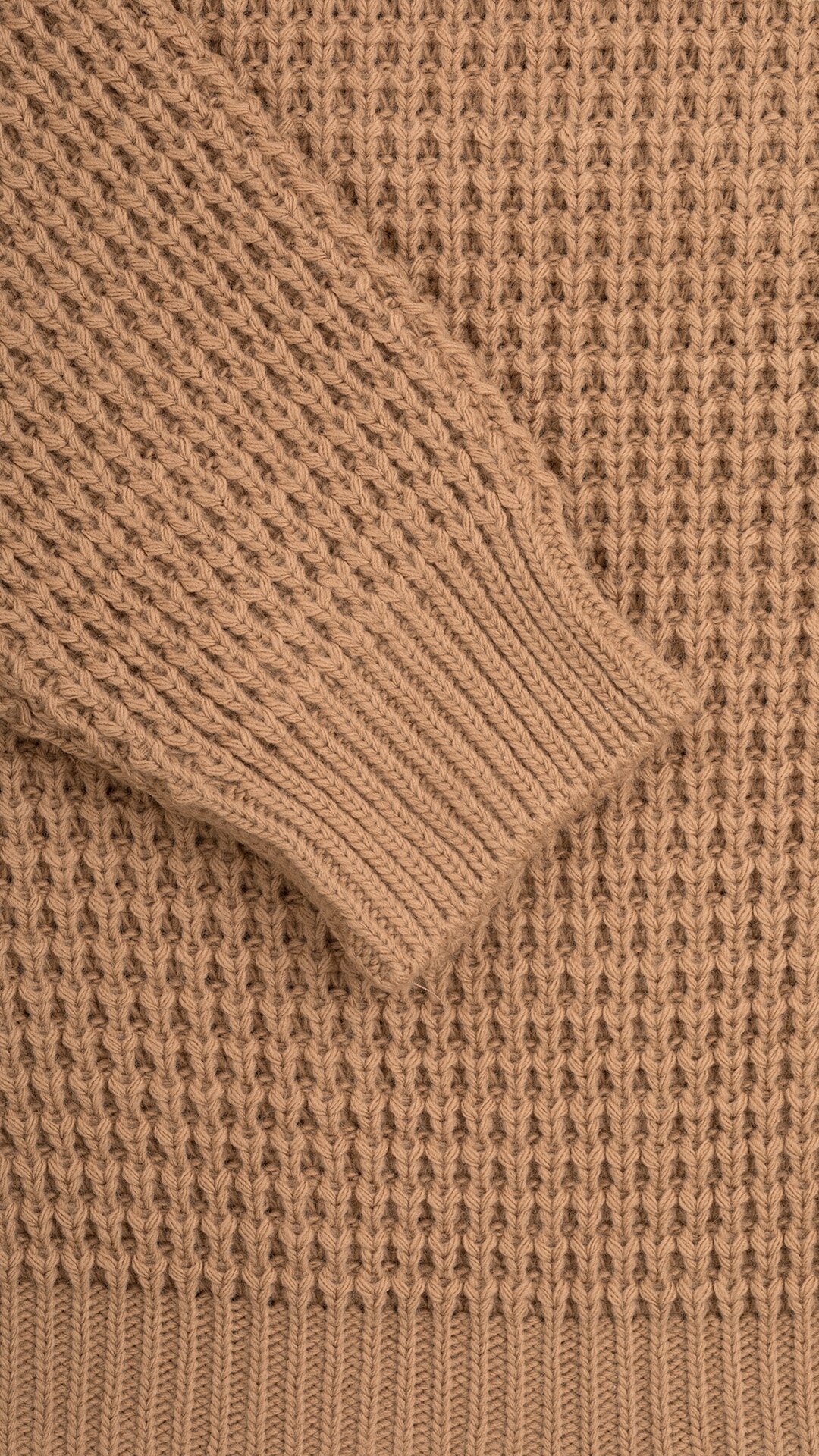 Купити Джемпер однотонний жіночий On me 225004 One Size Бежевий Артикул: 2000990151223 Фото повноекранне №8
