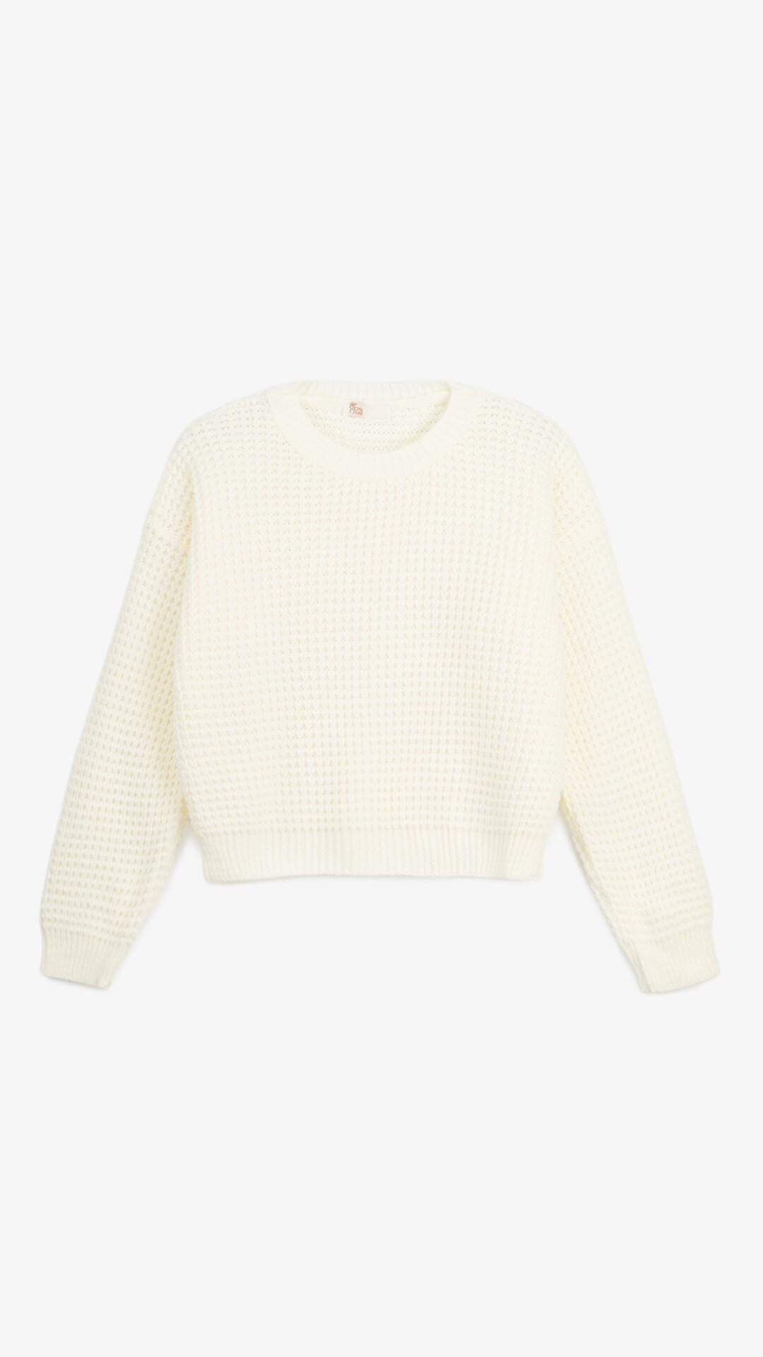 Купити Джемпер однотонний жіночий On me 225004 One Size Молочний Артикул: 2000990151216 Фото повноекранне №7