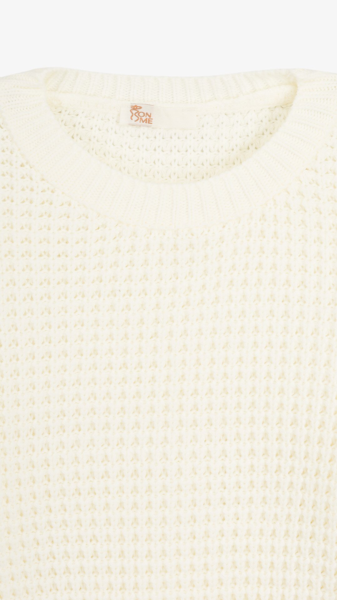 Купити Джемпер однотонний жіночий On me 225004 One Size Молочний Артикул: 2000990151216 Фото повноекранне №8