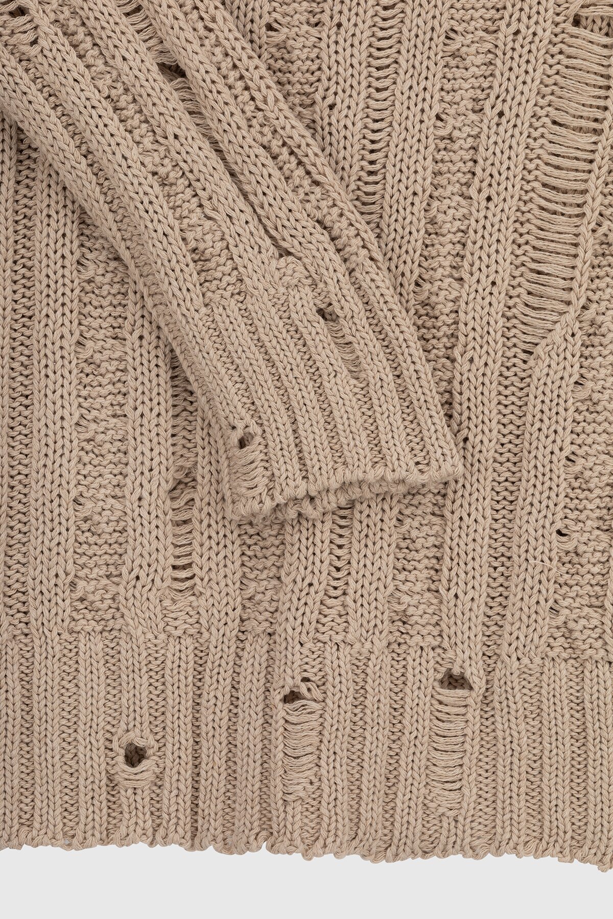 Джемпер однотонный женский Femme 1002 One Size Бежевый (2000989870647D)  Фото №9