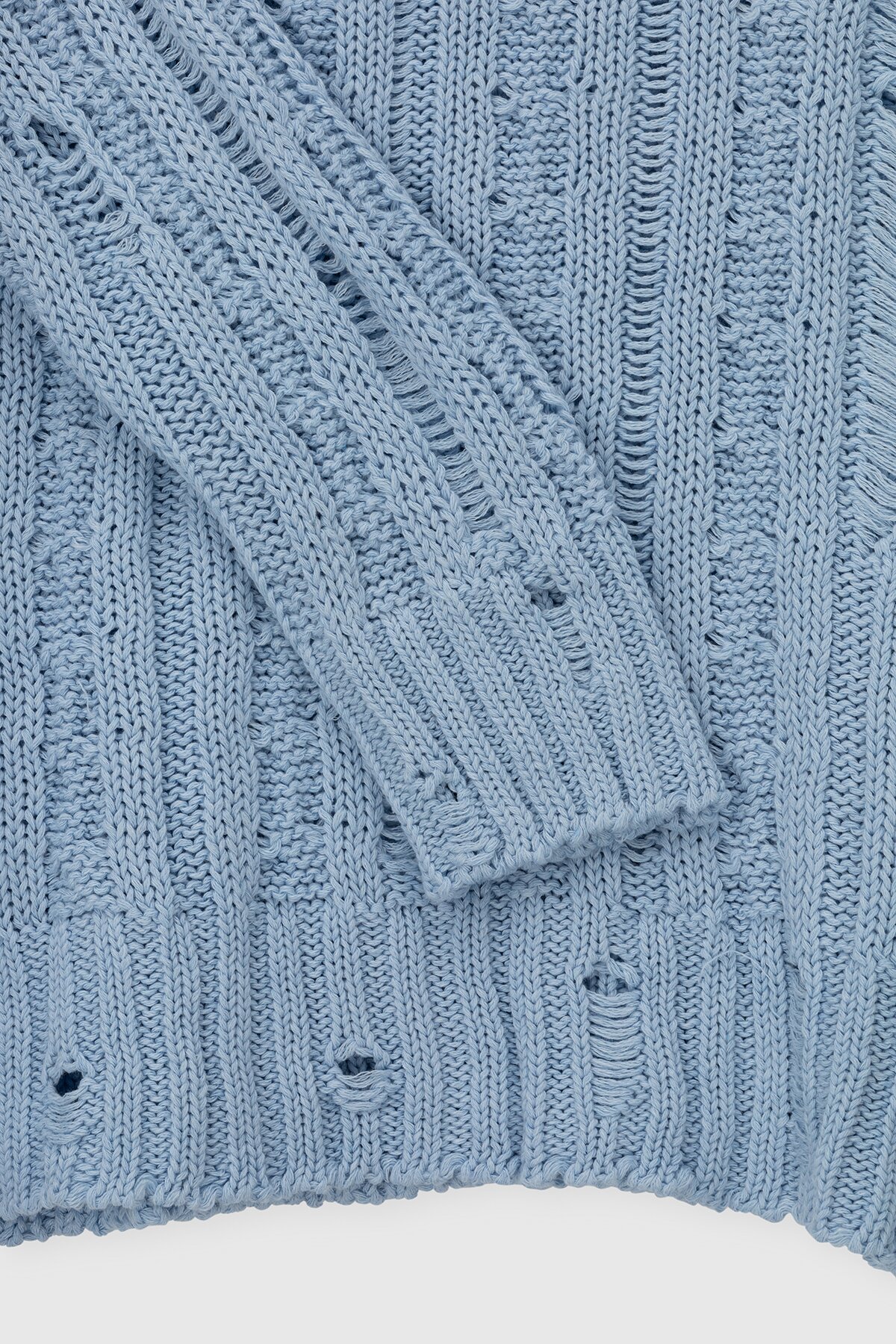 Джемпер однотонный женский Femme 1002 One Size Голубой (2000989870654D)  Фото №9