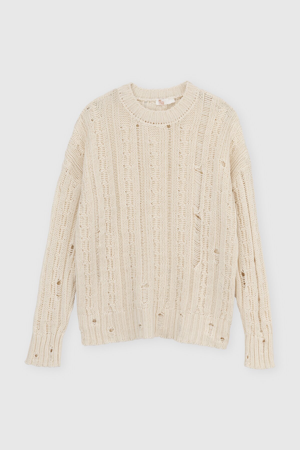 Джемпер однотонный женский Femme 1002 One Size Молочный (2000989870630D)  Фото №6