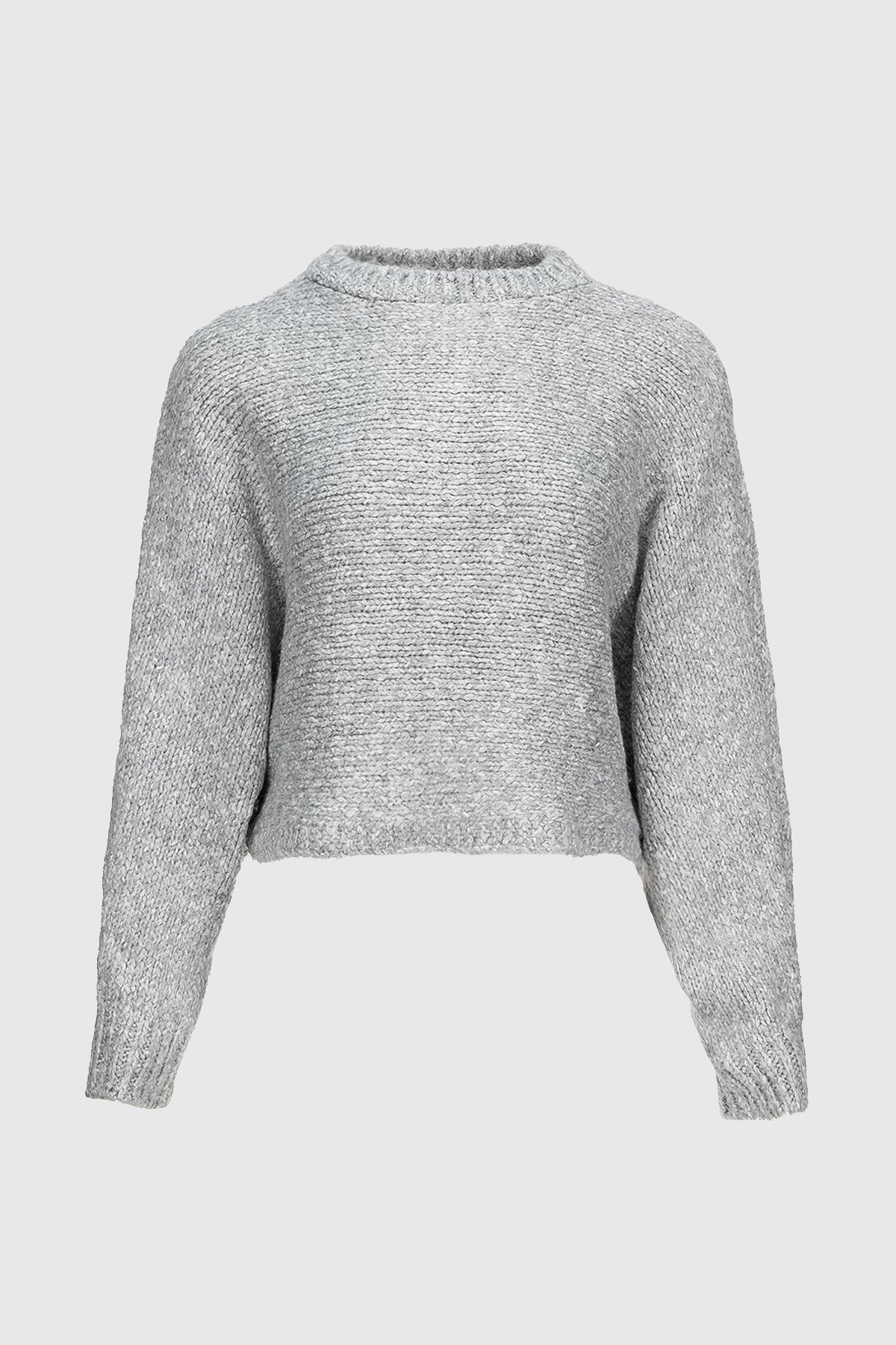 Джемпер однотонный женский Femme 10100 One Size Серый (2000990184450W)  Фото №5