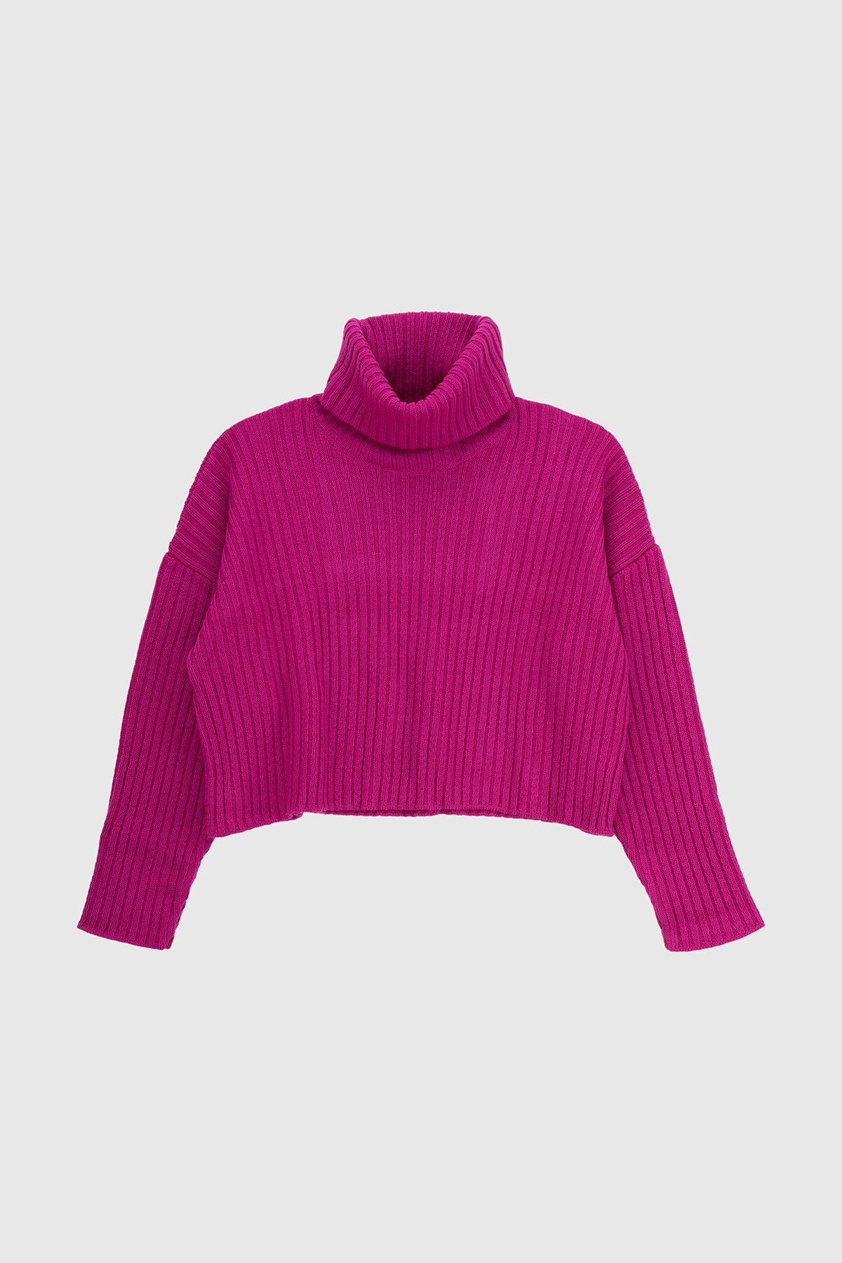 Джемпер однотонный женский Femme 1013 One Size Малиновый (2000989871088W)  Фото №6