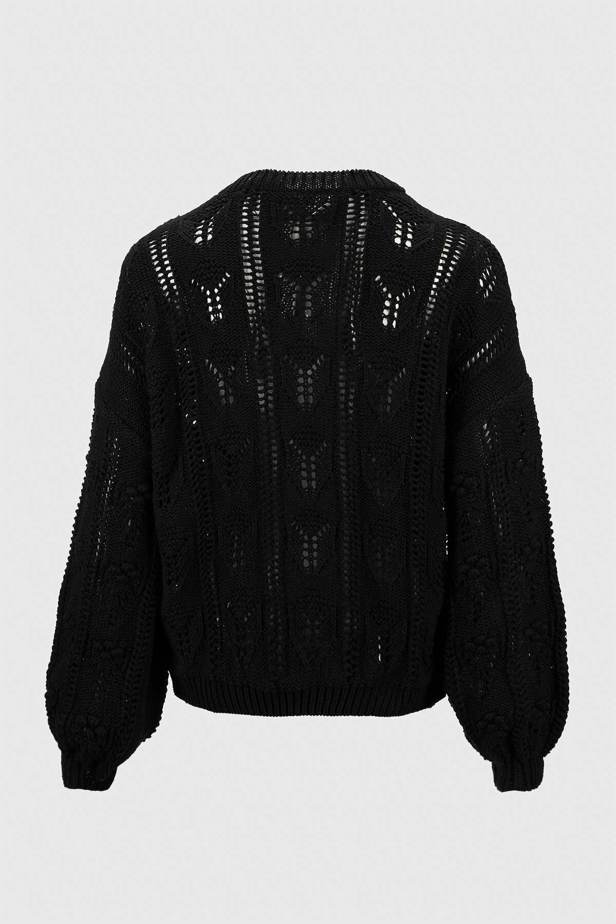 Джемпер однотонний жіночий Femme 2022 One Size Чорний (2000990221414D)  Фото №8