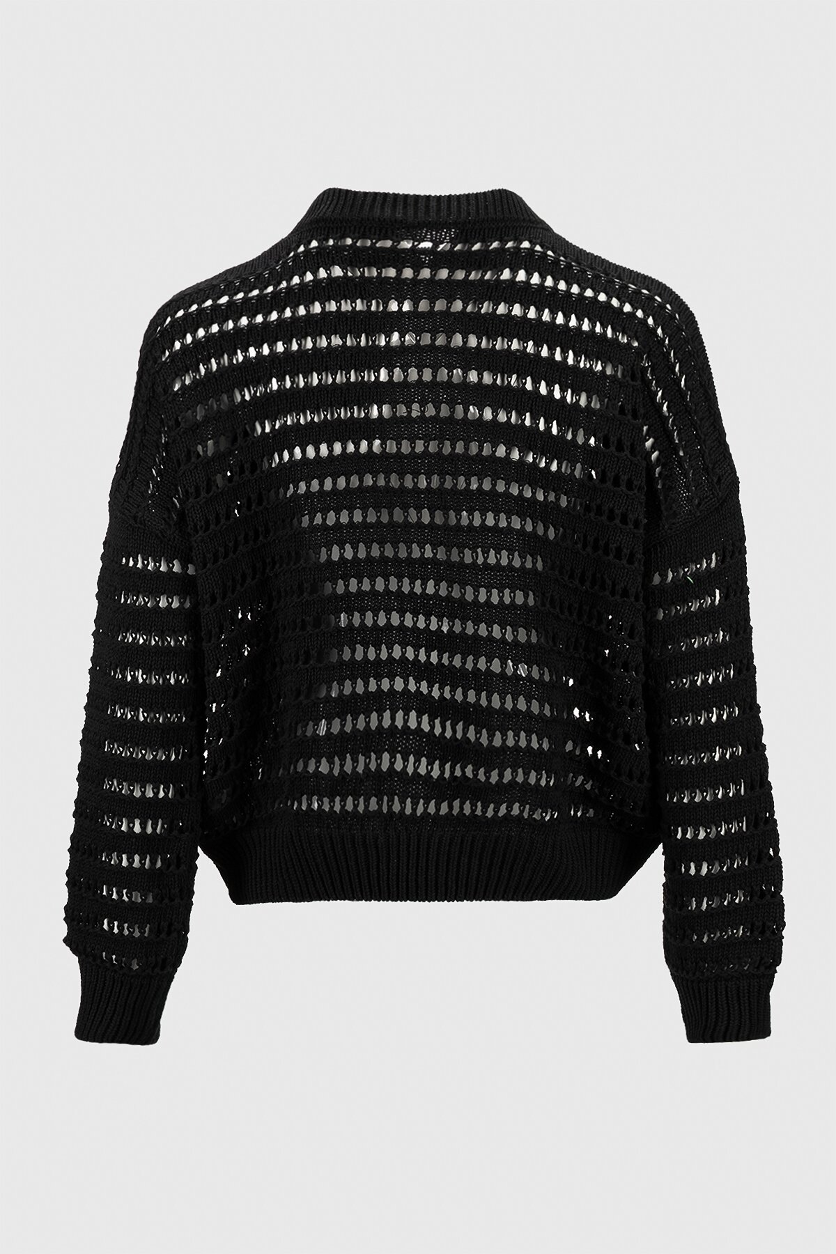 Джемпер однотонный женский Femme 2024 One Size Черный (2000990221469D)  Фото №7