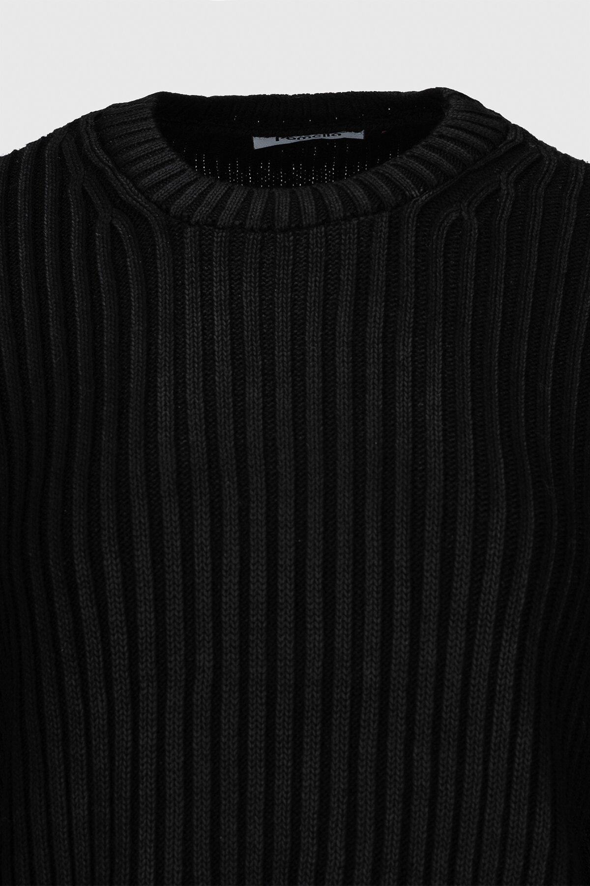 Джемпер однотонний жіночий Pamella 1955 One Size Чорний (2000990300386D)  Фото №8