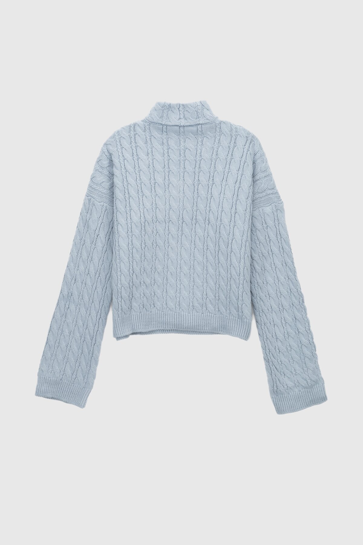 Джемпер однотонний жіночий Park karon 8005 One Size Блакитний (2000989849704D)  Фото №10