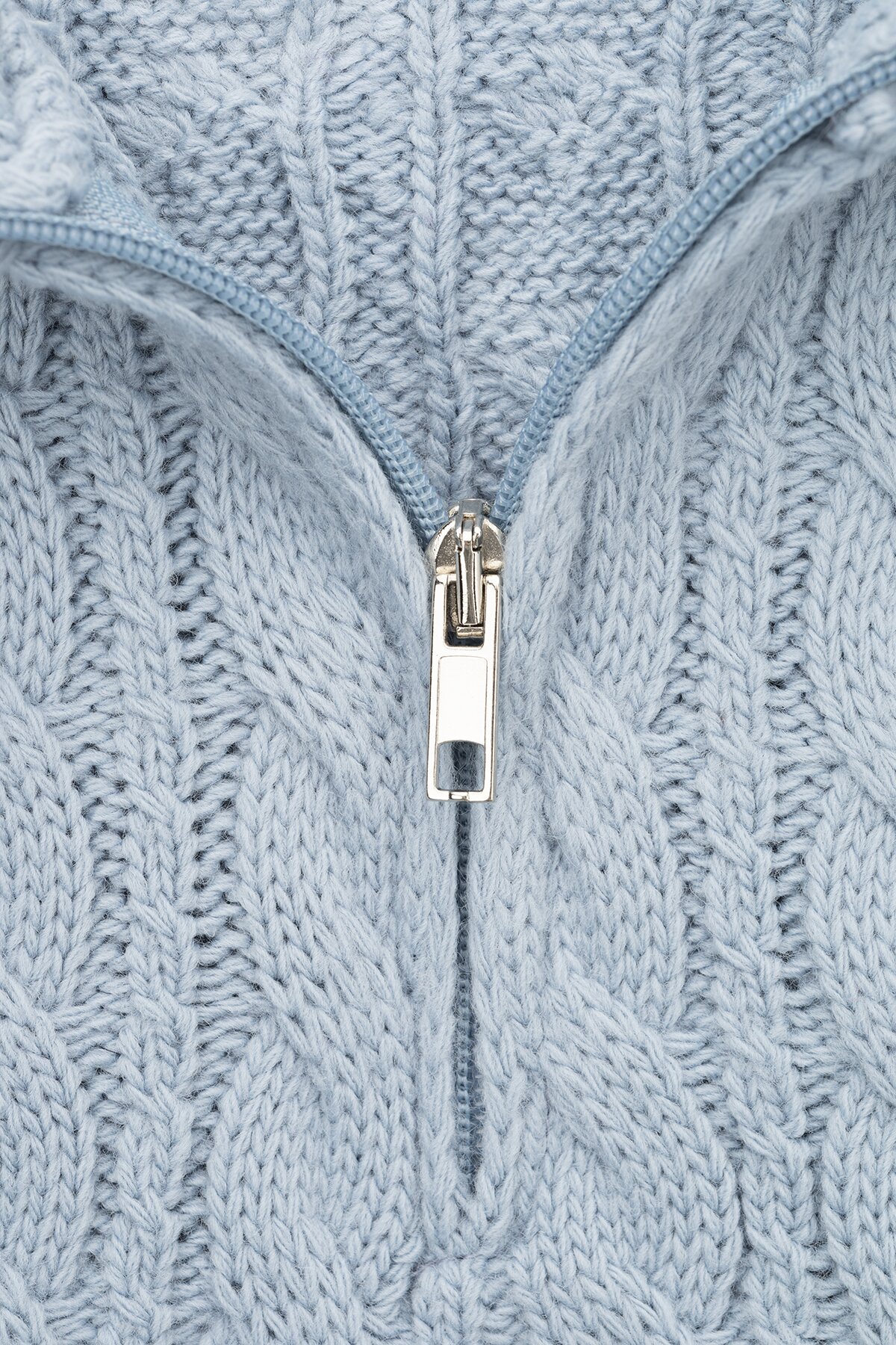 Джемпер однотонний жіночий Park karon 8005 One Size Блакитний (2000989849704D)  Фото №7