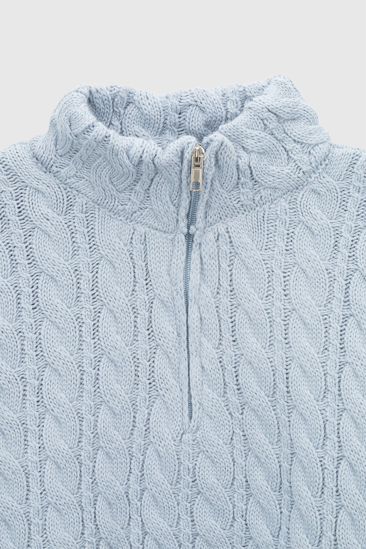 Джемпер однотонний жіночий Park karon 8005 One Size Блакитний (2000989849704D)  Фото №8