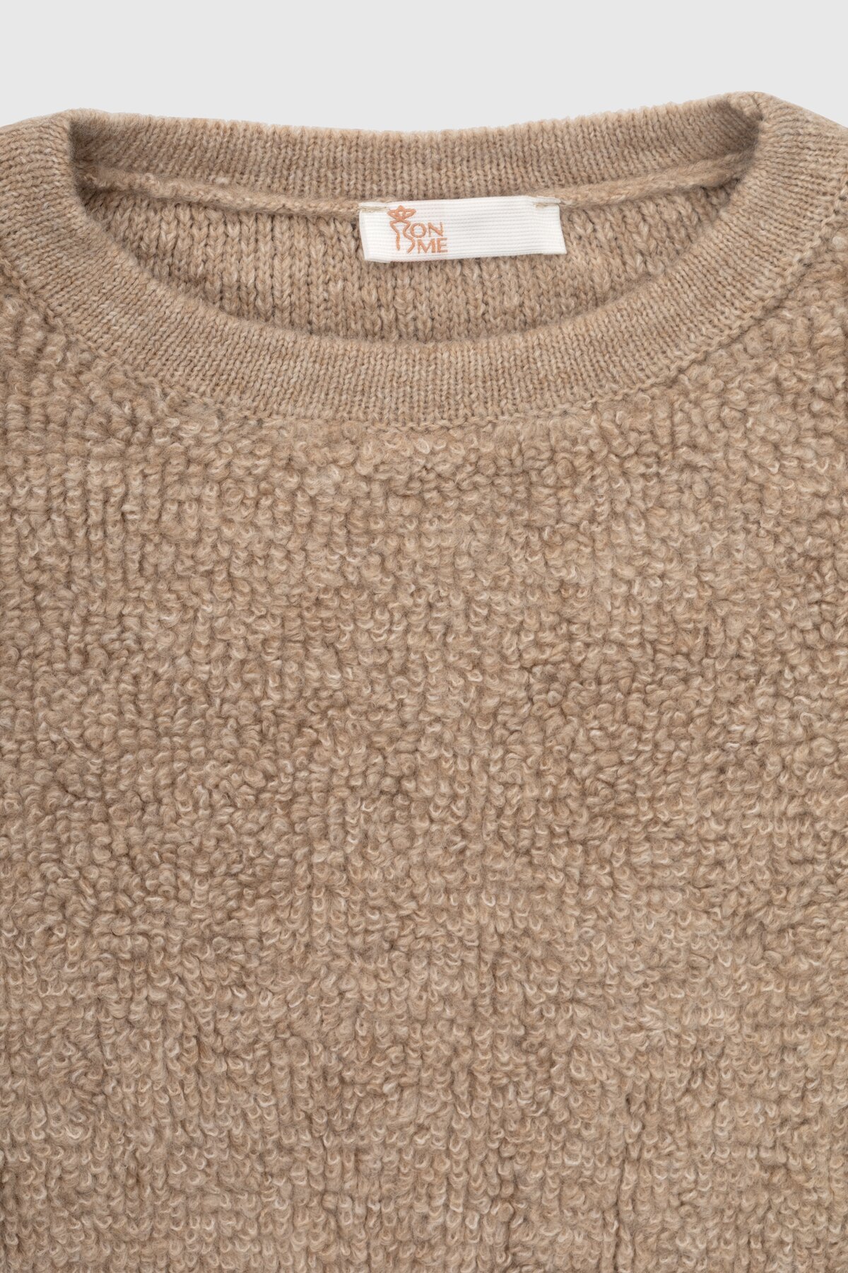 Джемпер однотонный женский Park karon 8028 One Size Бежевый (2000989850663W)  Фото №7