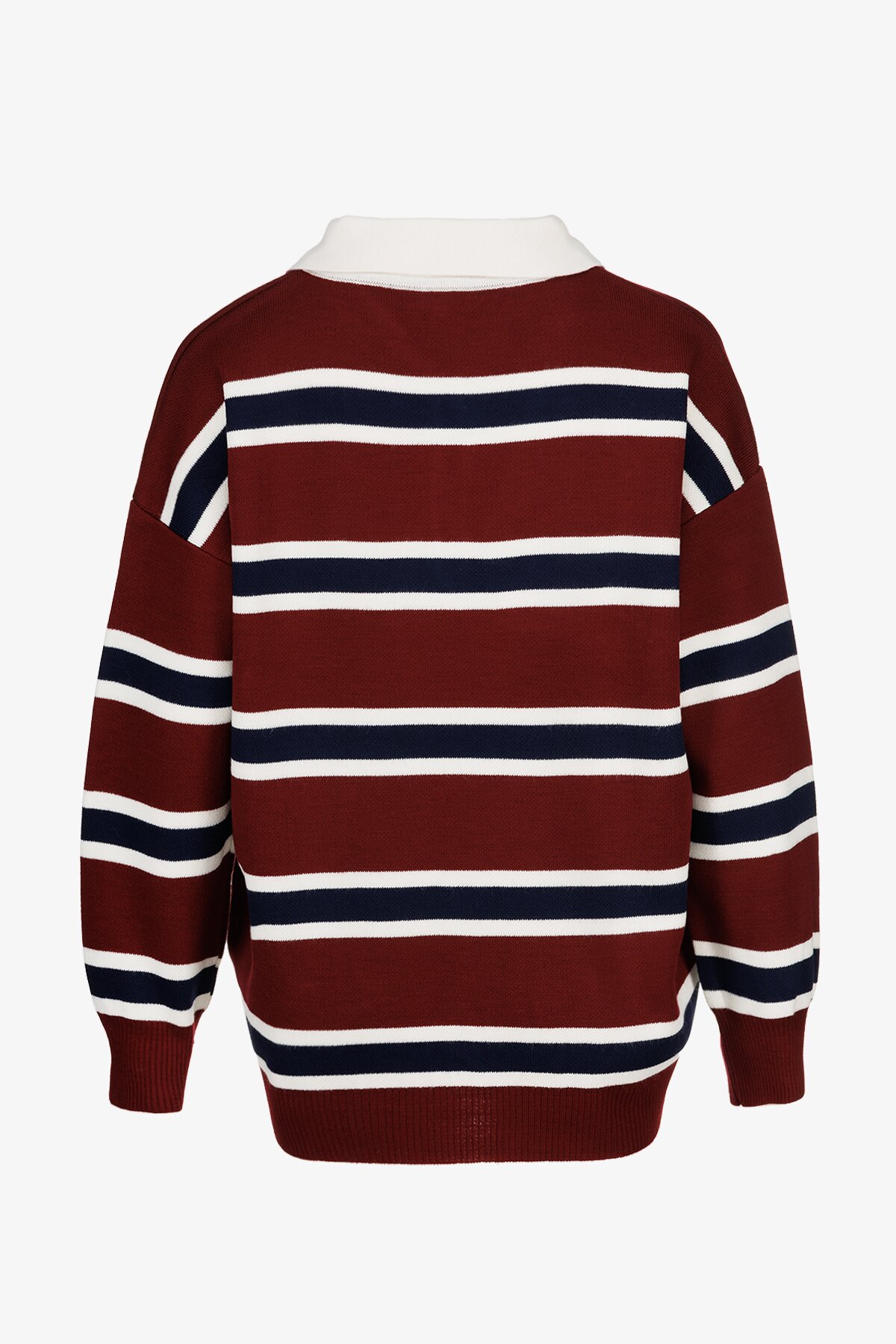 Джемпер з візерунком жіночий Pomella 2323 One Size Бордовий  Фото №8