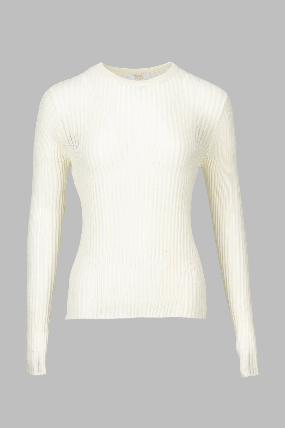 Джемпер жіночий Accordream T10413 One Size Молочний (2000990326539D)  Фото №5