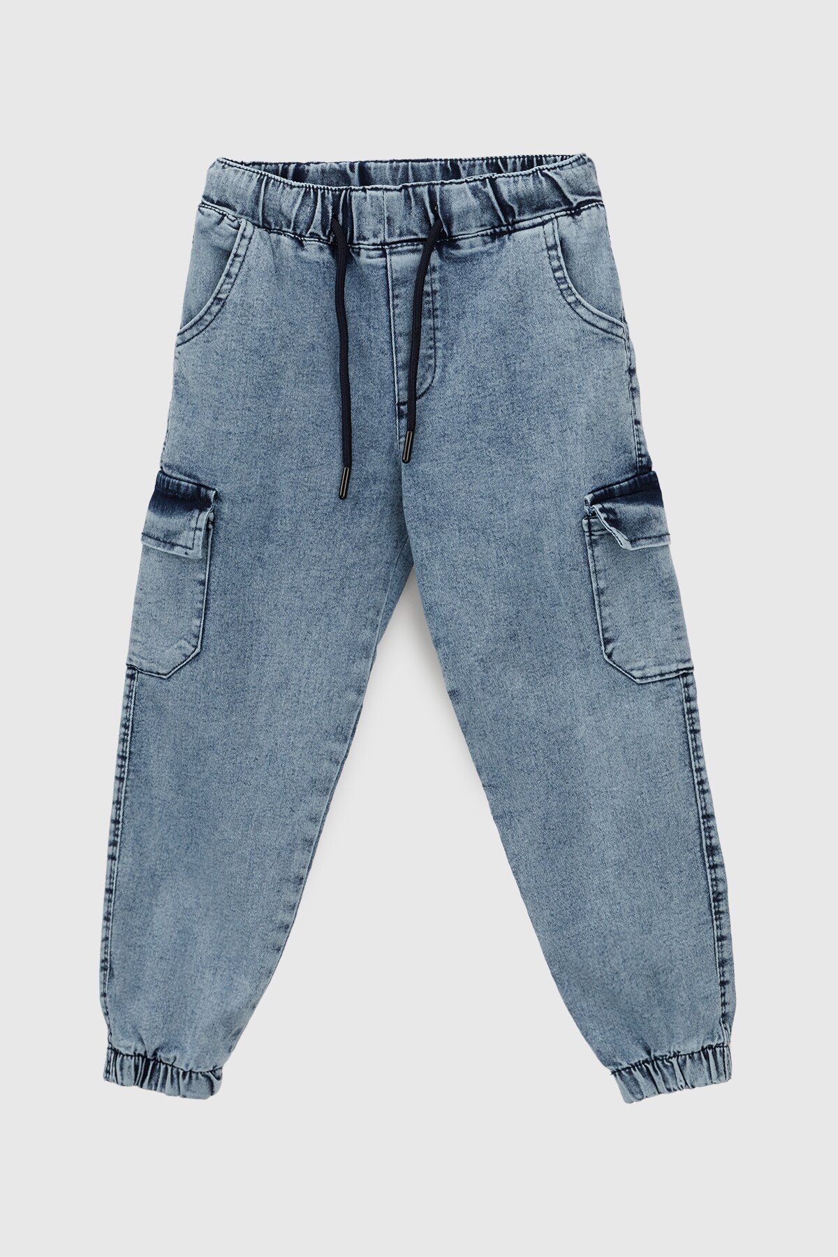 Джинсы Joggers карго для мальчика Pitiki 9014 98 см Синий (2000990731654D)  Фото №0