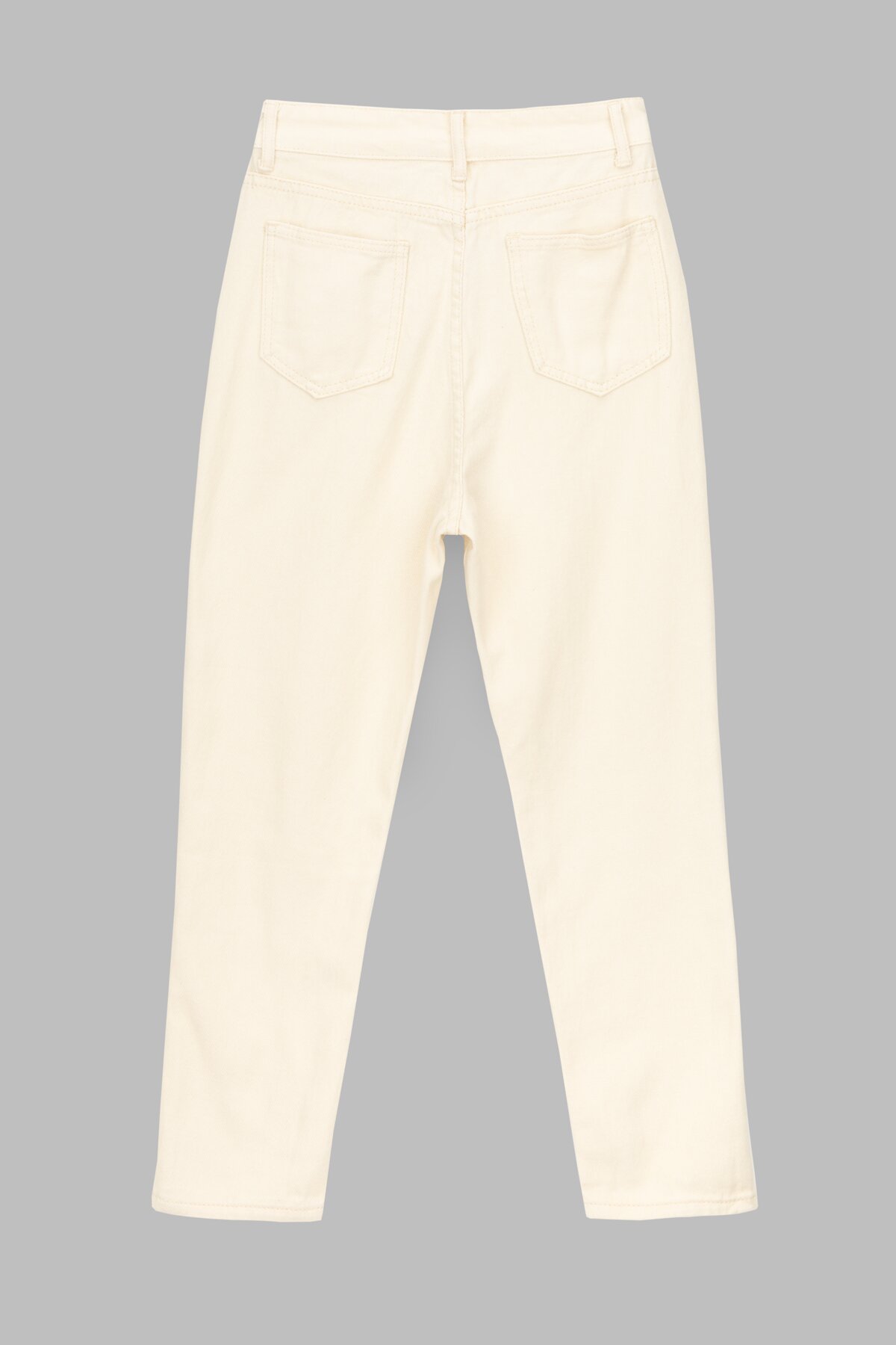 Джинси Mom Fit жіночі 801 XL Молочний (2000990501936S)  Фото №10