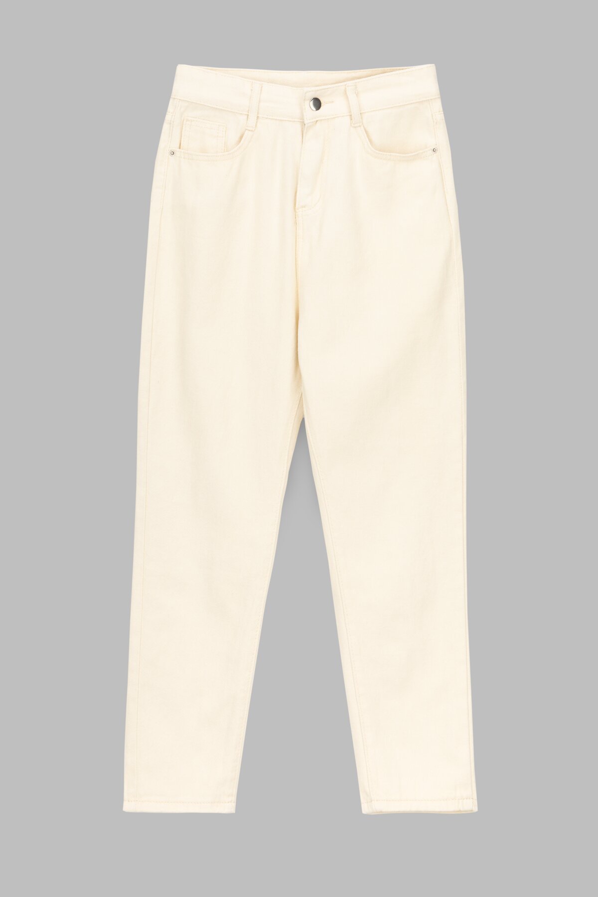 Джинси Mom Fit жіночі 801 XL Молочний (2000990501936S)  Фото №6