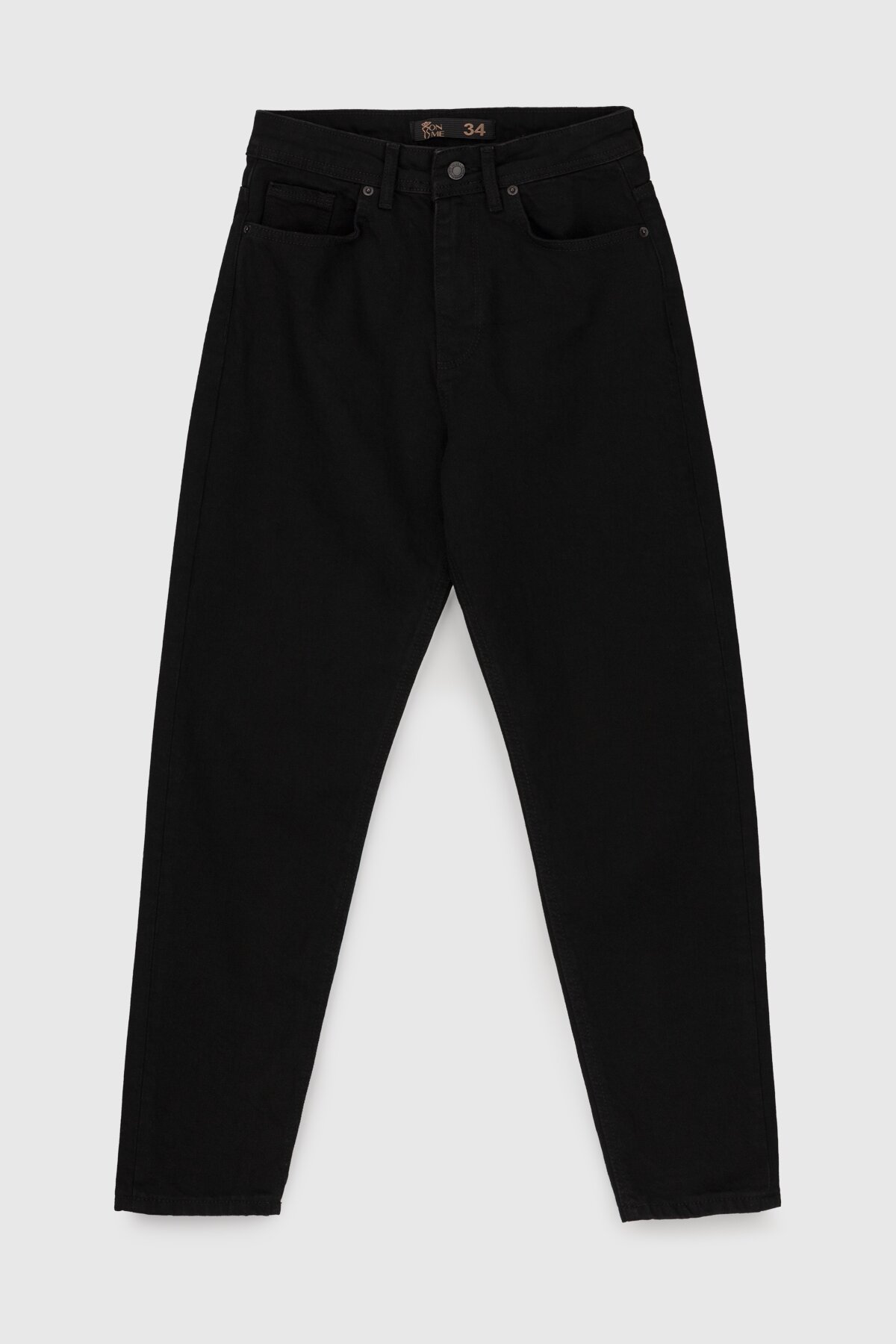 Джинси Mom Fit жіночі Zeo Basic 3933 baza 32 Чорний (2000990272591D)  Фото №6
