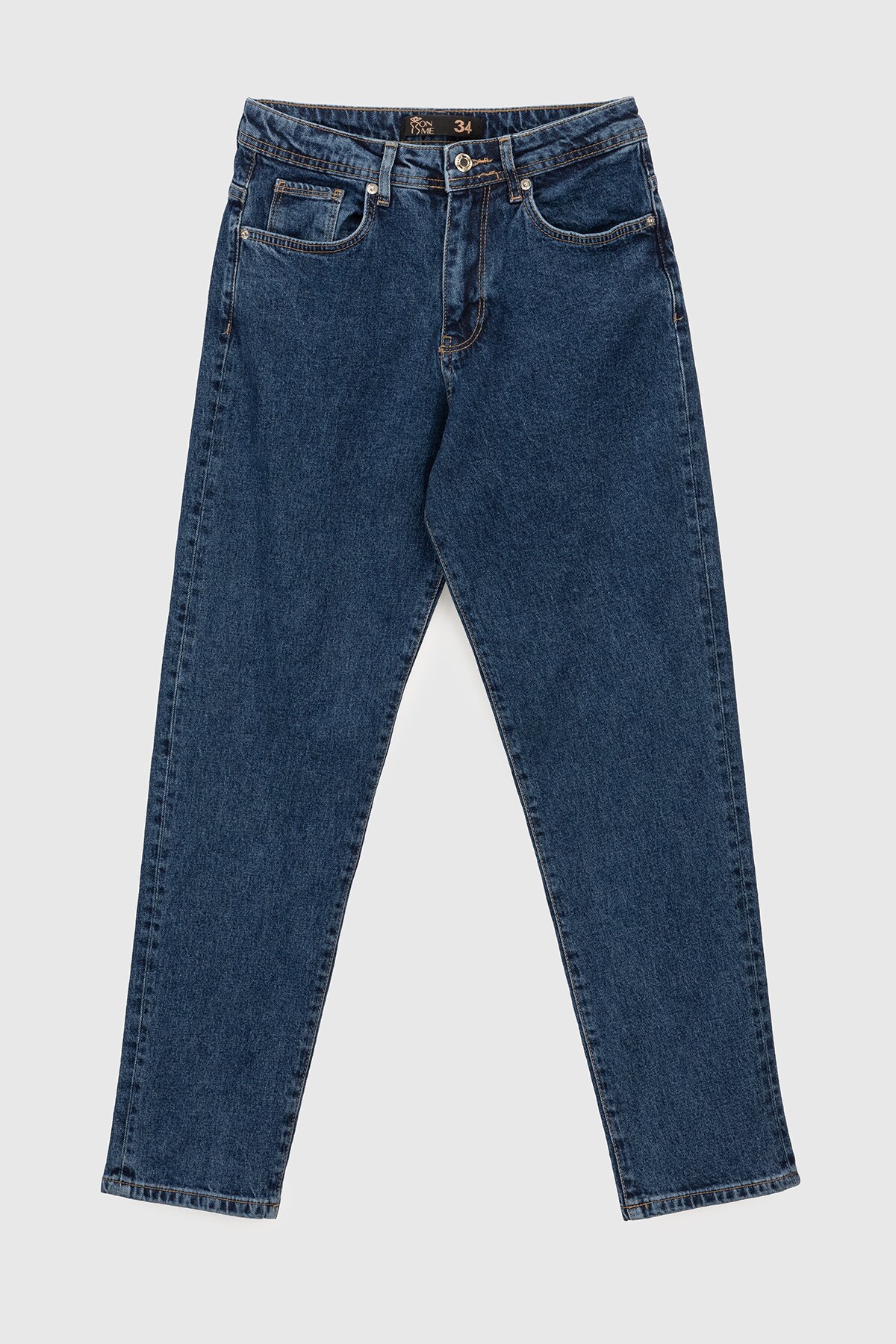 Джинси Mom Fit жіночі Zeo Basic 3940-1 34 Синій (2000990723703D)  Фото №5