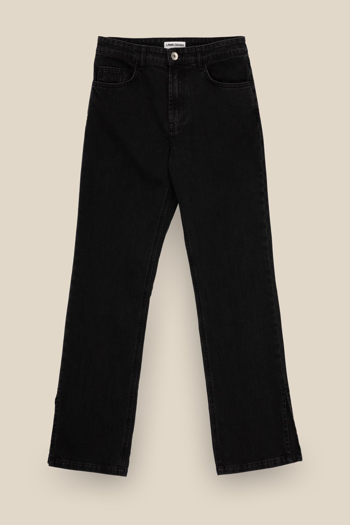 Джинси Regular fit жіночі LAWA WBC02366 34 Чорний  Фото №5