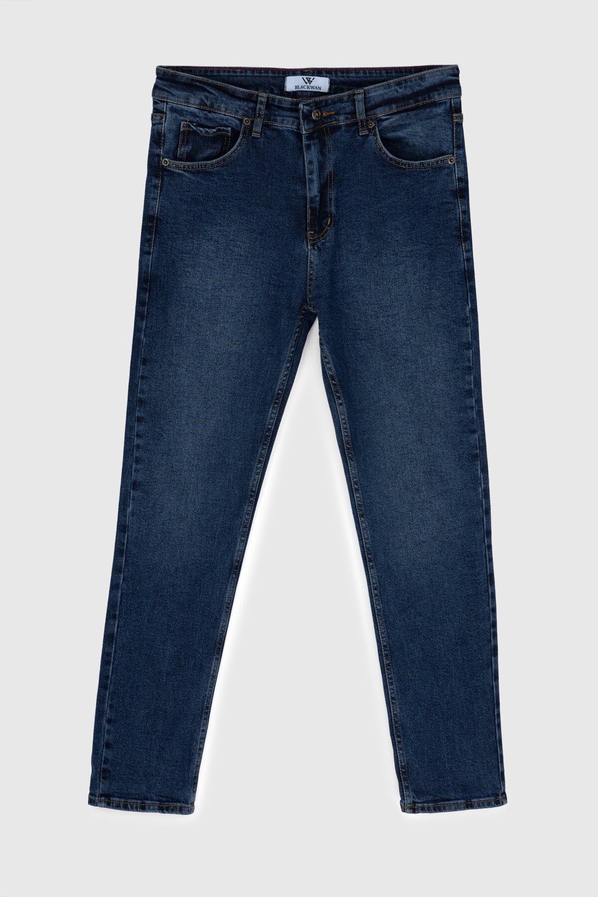 Джинси Slim Fit чоловічі Blackwan BW-249 30 Темно-синій (2000990505316D)  Фото №6