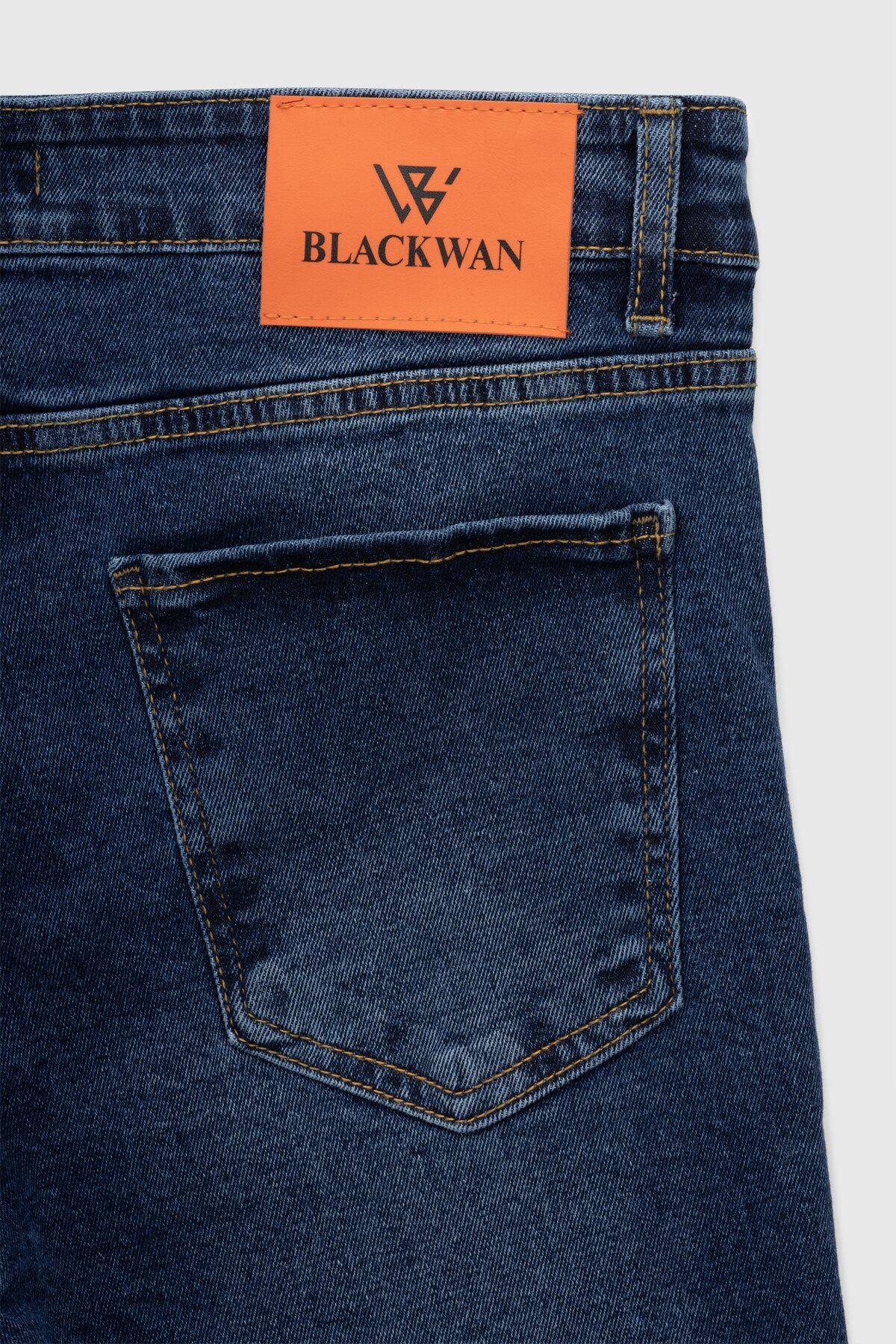 Джинси Slim Fit чоловічі Blackwan BW-249 30 Темно-синій (2000990505316D)  Фото №10