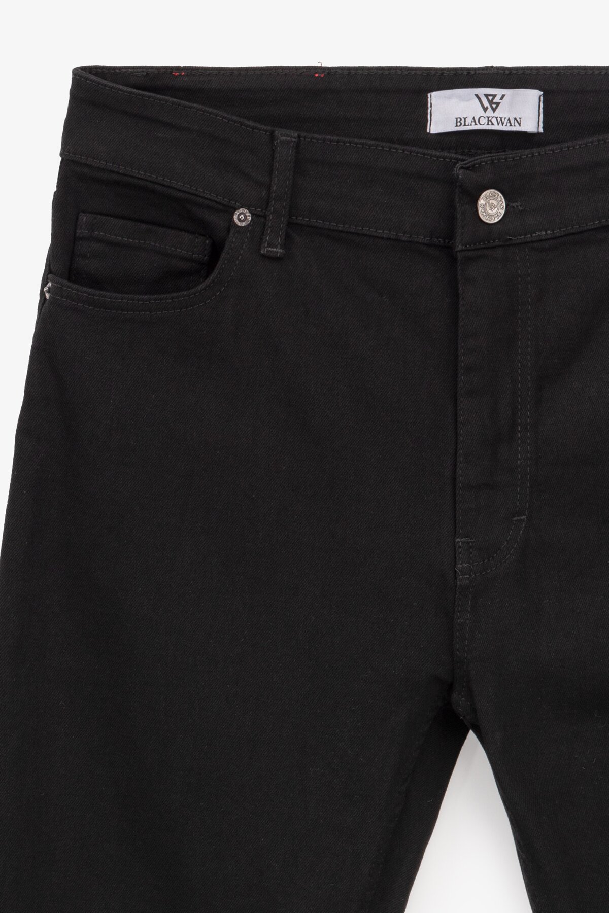 Джинси Slim Fit чоловічі Blackwan BW-309 29 Чорний (2000990719355D)  Фото №6