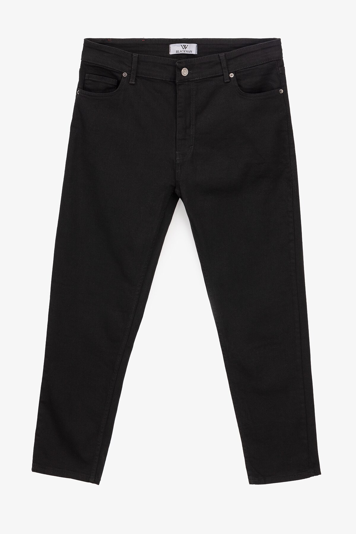 Джинси Slim Fit чоловічі Blackwan BW-309 29 Чорний (2000990719355D)  Фото №5
