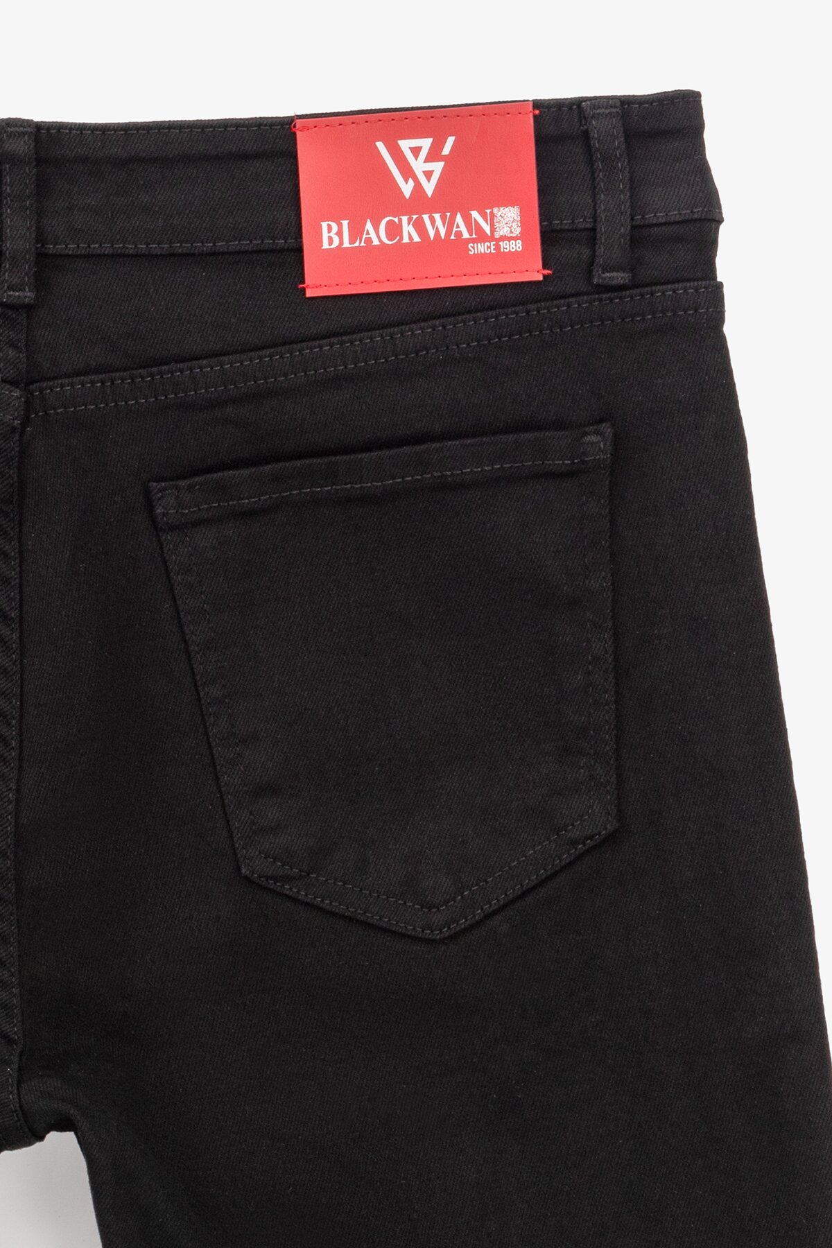Джинси Slim Fit чоловічі Blackwan BW-309 29 Чорний (2000990719355D)  Фото №8