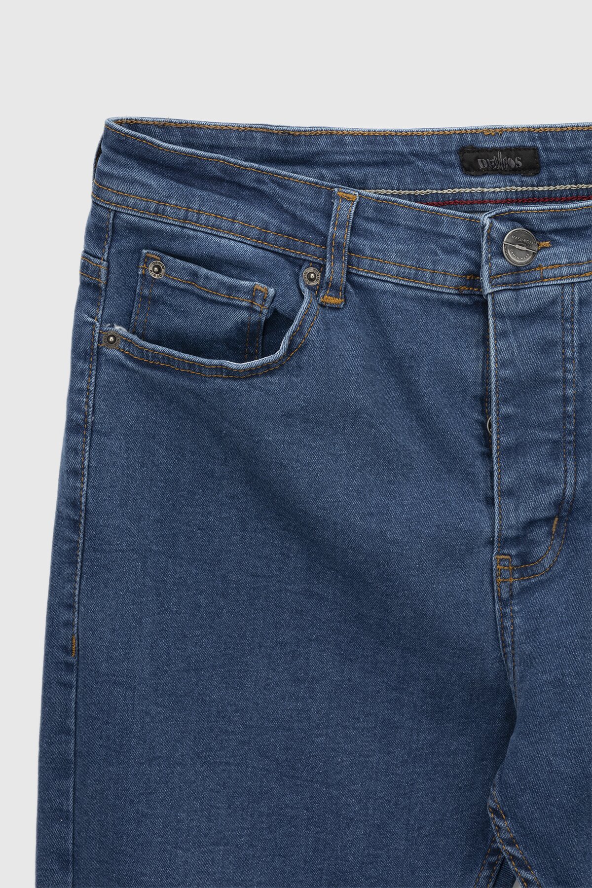 Джинсы Slim Fit мужские Demos 6292-1 30 Синий (2000990252210D)  Фото №7