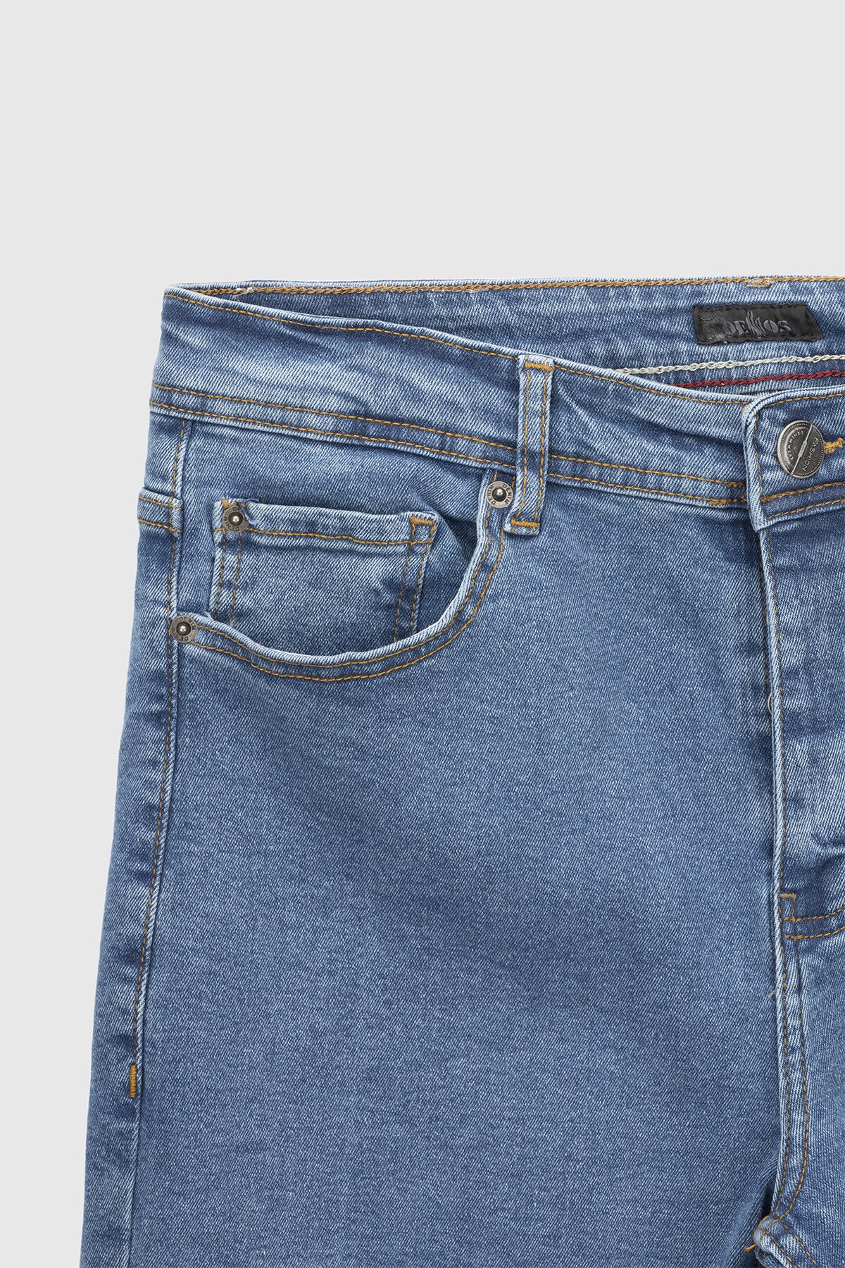 Джинси Slim Fit чоловічі Demos 6293 31 Синій (2000990252302D)  Фото №7