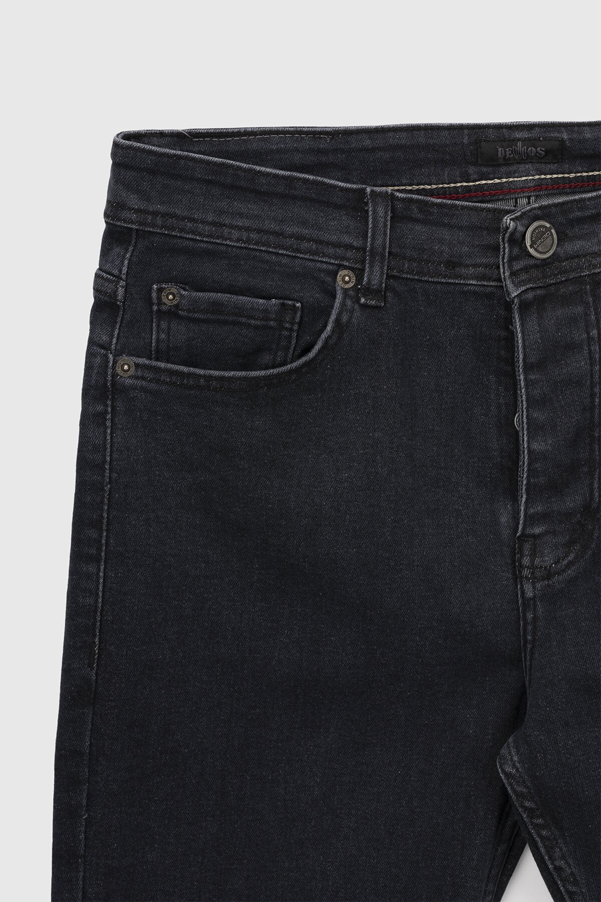 Джинсы Slim Fit мужские Demos 6303 31 Темно-серый (2000990252449D)  Фото №7