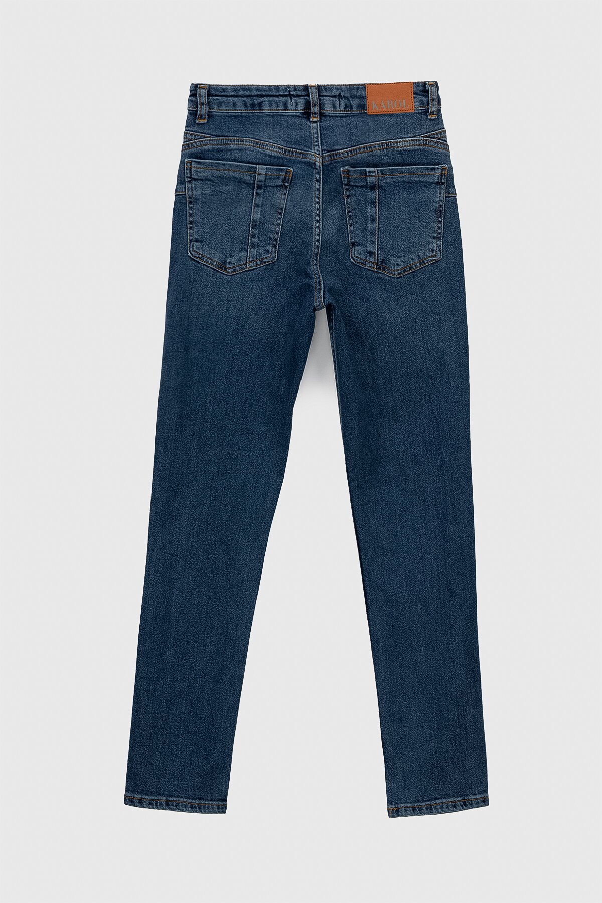 Джинсы Slim Fit женские Karol 23321 34 Синий (2000990248220D)  Фото №9