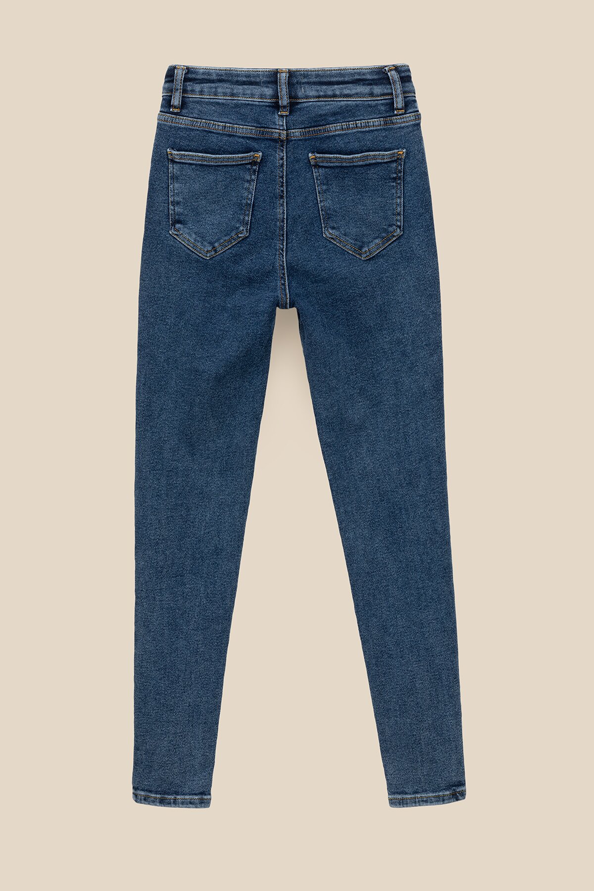 Джинси Slim Fit жіночі LAWA WBC02413 34 Синій  Фото №9