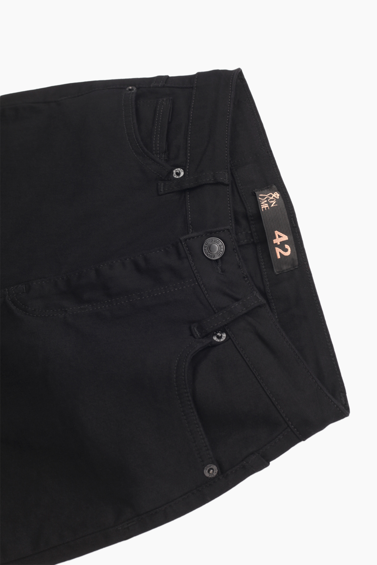 Джинсы Slim Fit женские On me 2856 baza 32 Черный (2000989492214D)  Фото №6