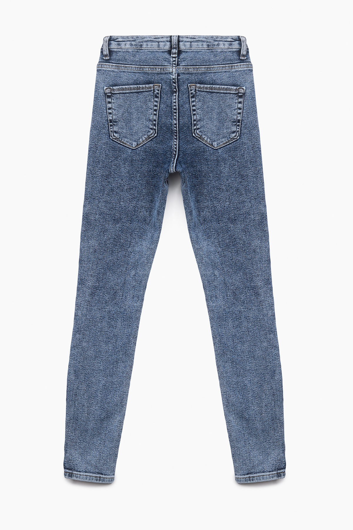 Джинси Slim Fit жіночі On me 2910 baza 32 Синій (2000989542148D)  Фото №8