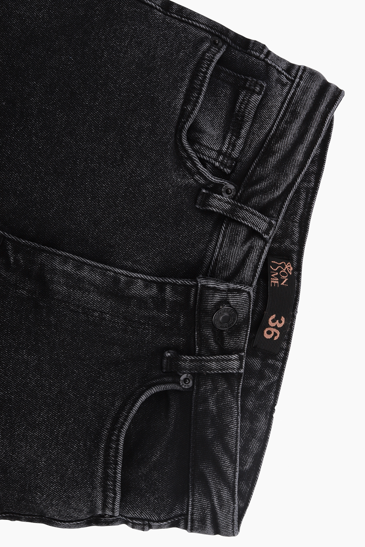 Джинсы Slim Fit женские On me 3103 baza 38 Темно-серый (2000989542094D)  Фото №6