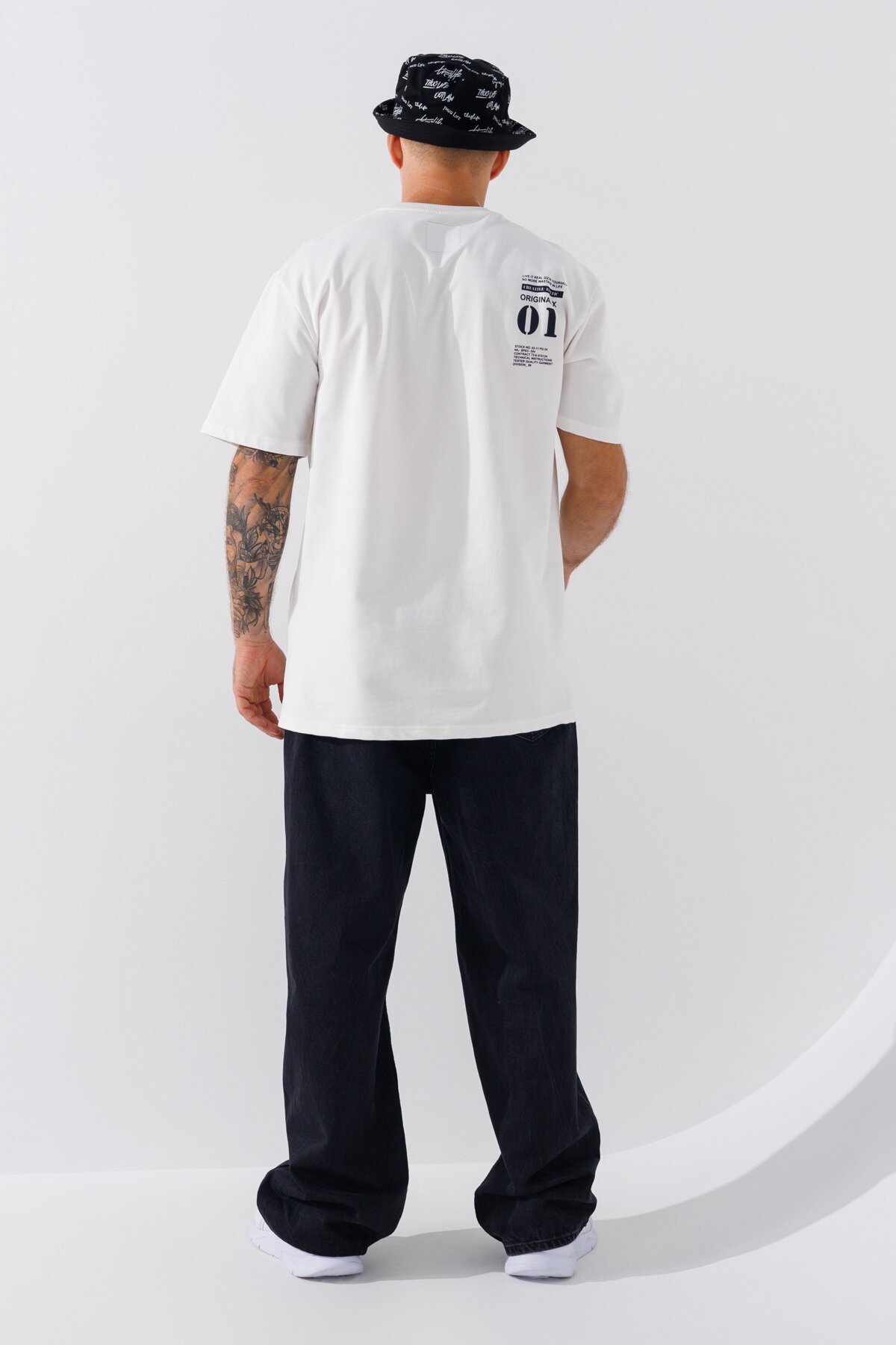 Джинсы Baggy fit мужские 032 28 Черный (2000990636720D)  Фото №6