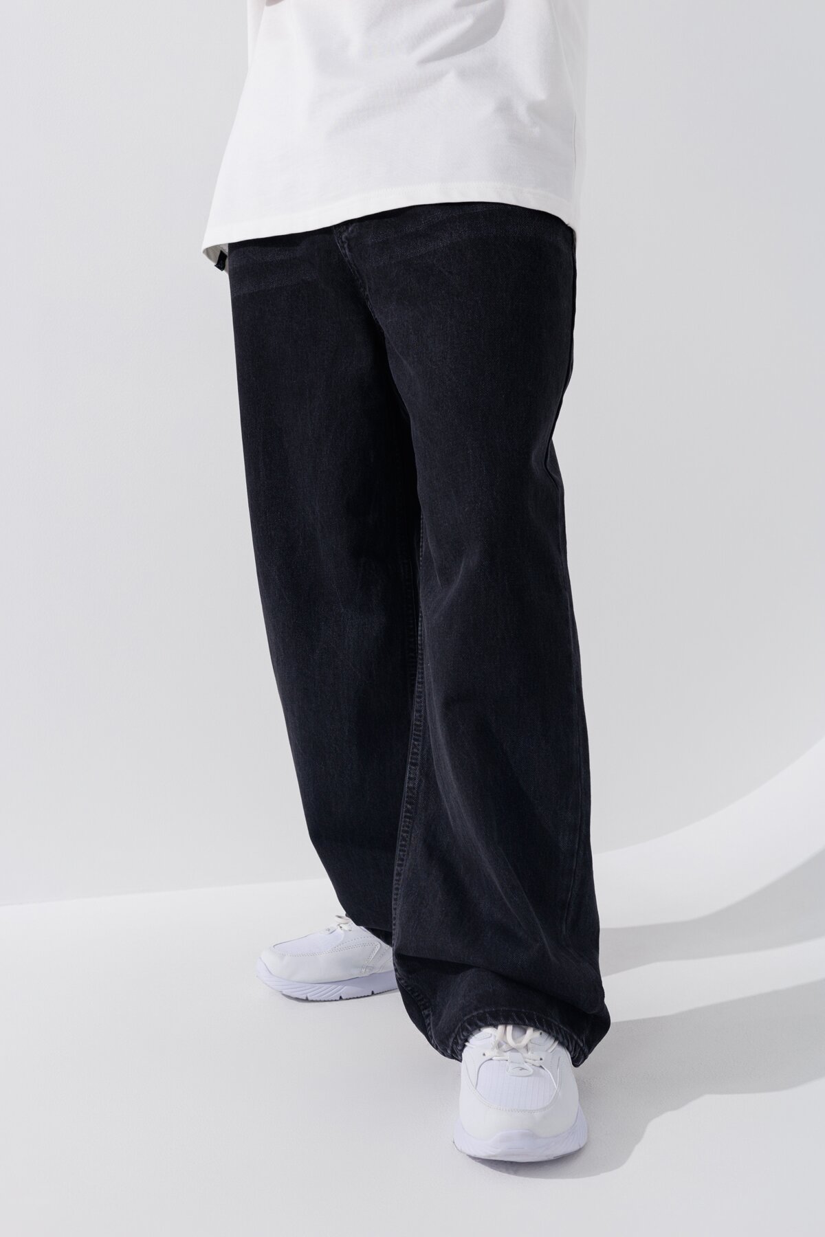 Джинсы Baggy fit мужские 032 28 Черный (2000990636720D)  Фото №0