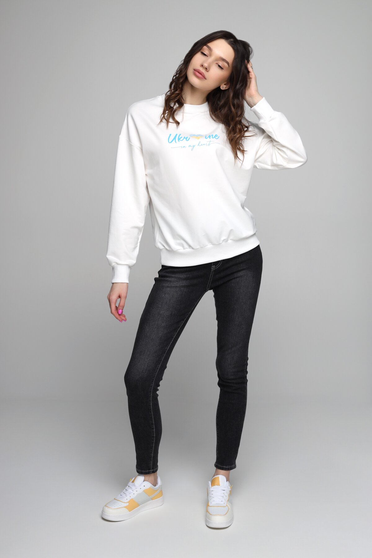 Джинсы Jeggings женские 2272 25 Темно-серый (2000989551010D)  Фото №4