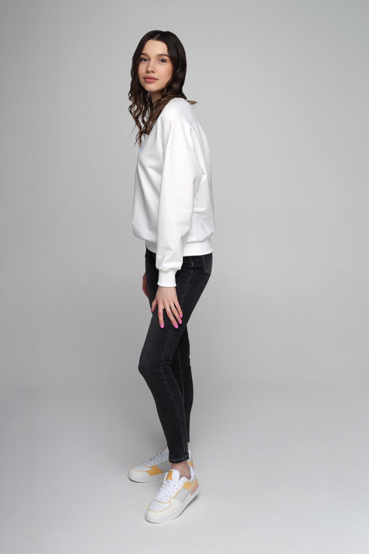 Джинсы Jeggings женские 2272 25 Темно-серый (2000989551010D)  Фото №5