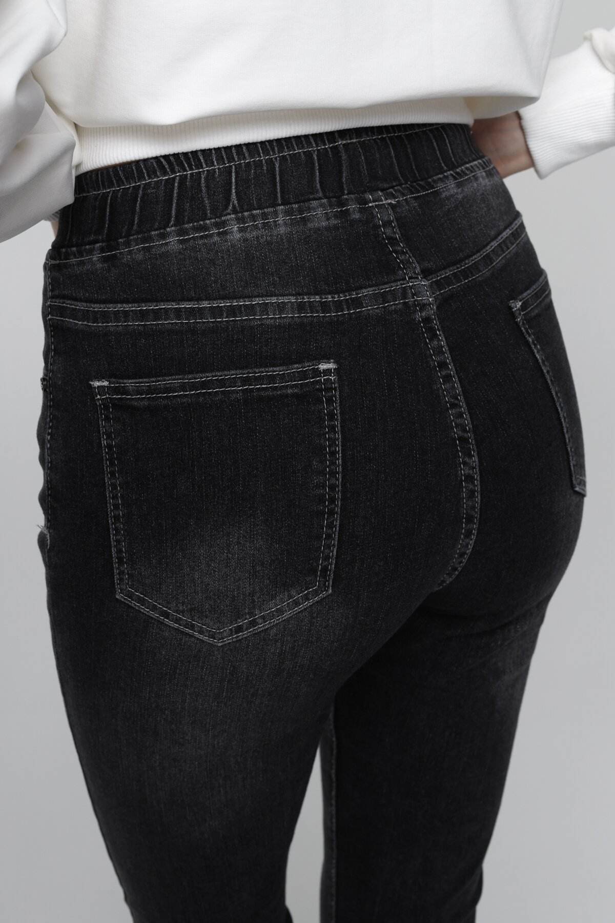 Джинсы Jeggings женские 2272 25 Темно-серый (2000989551010D)  Фото №2