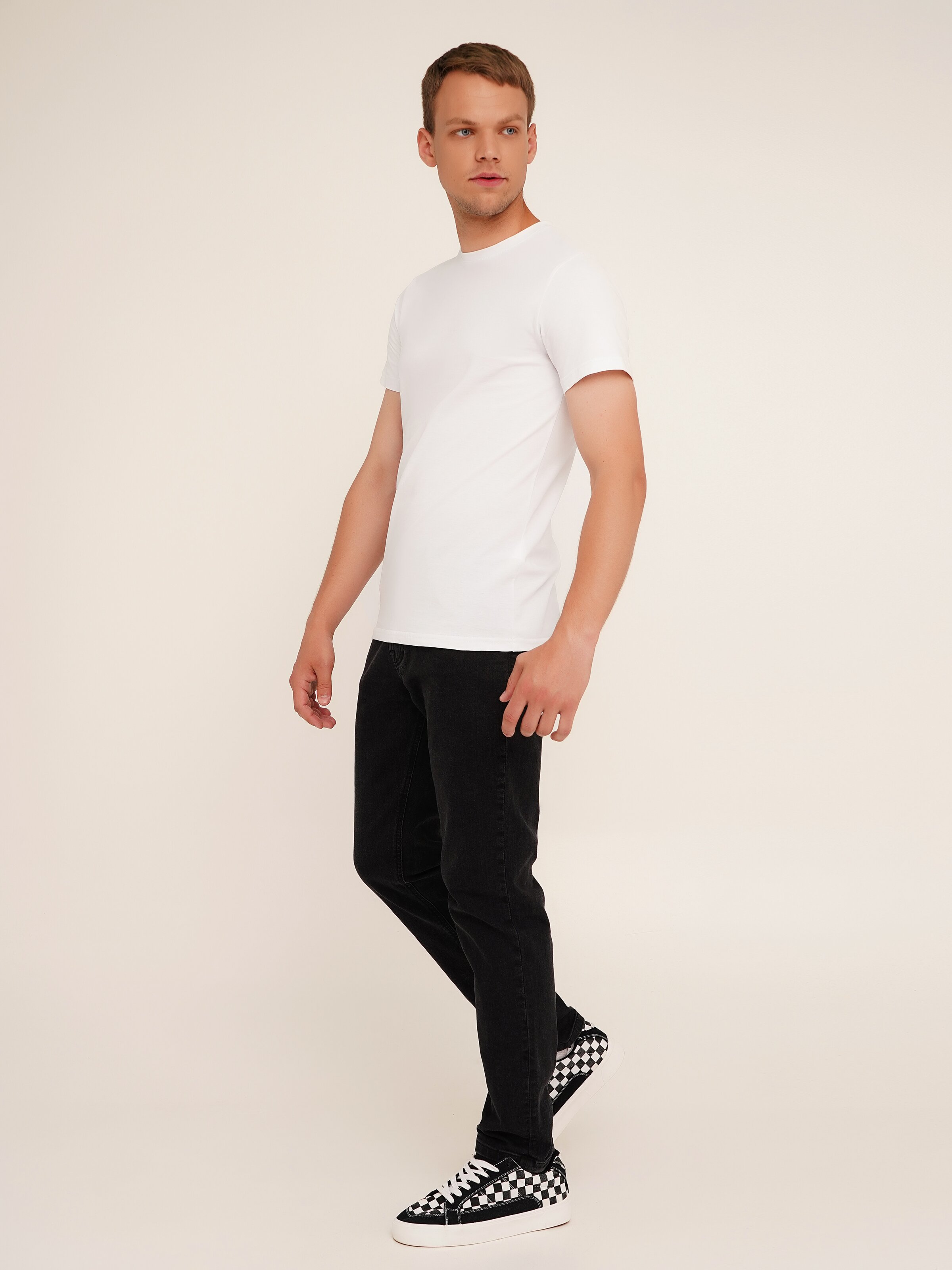 Джинсы Regular Fit мужские LAWA MBC02311 30 Черный  Фото №2